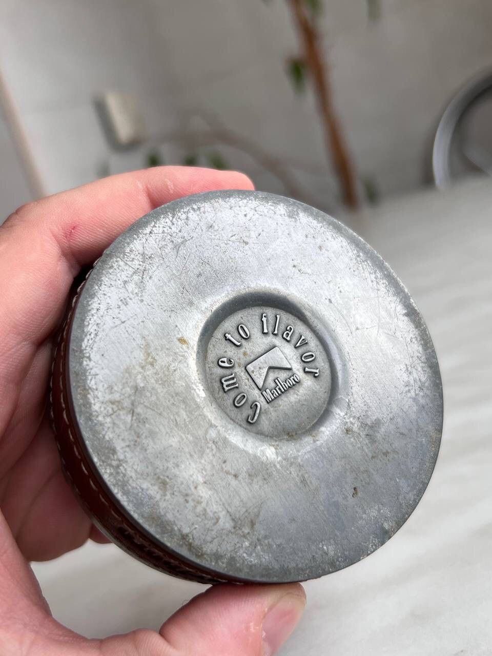 Marlboro × Vintage 1990 Vintage Marlboro Metal Ashtray Retro Rare Size ONE SIZE - 7 Thumbnail