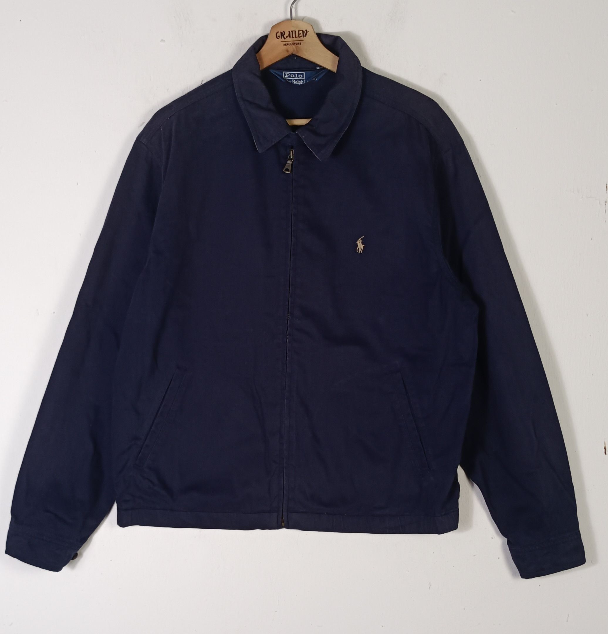 Polo Ralph Lauren Vintage Polo Ralph Lauren Zipper Men Jacket Size US L / EU 52-54 / 3 - 1 Thumbnail