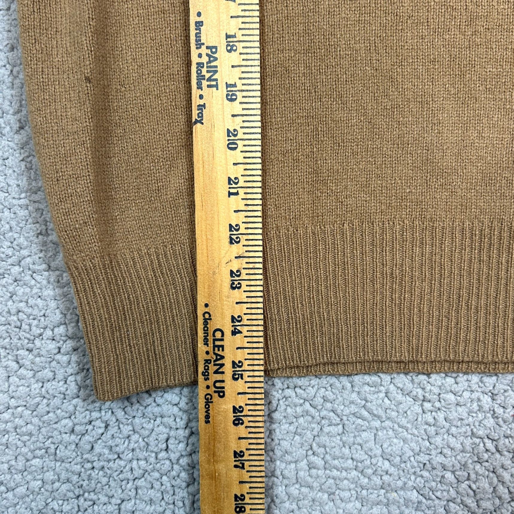 Polo Ralph Lauren Polo Ralph Lauren Sweater Mens Large Tan 100% Lambswool V Neck Pony Pullover Brown Wool Knit Pullover Winter Fall 90s Preppy Mens Size US L / EU 52-54 / 3 - 5 Thumbnail