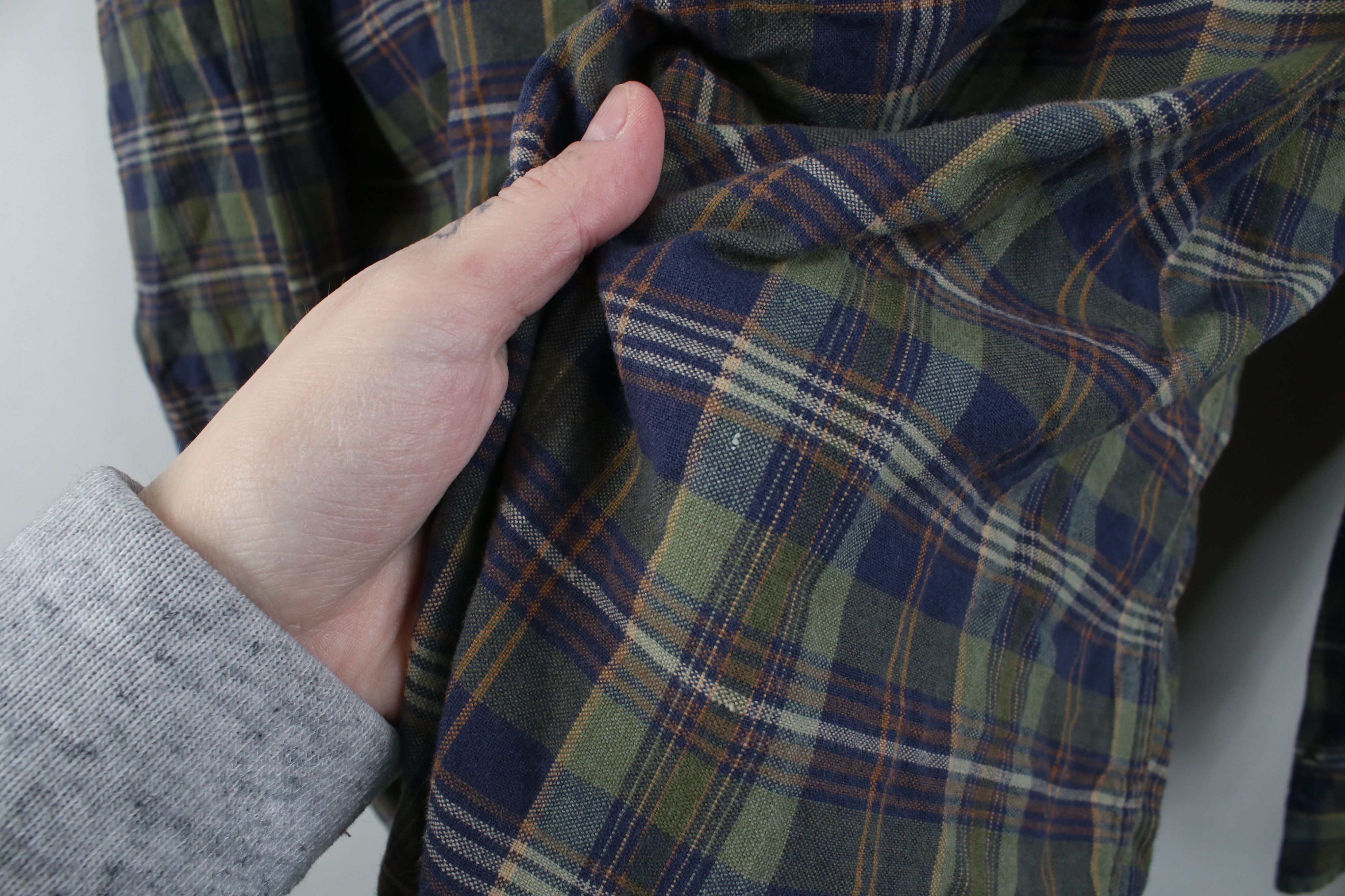 Vintage Vintage 90s Streetwear Collared Button Down Shirt Plaid Size US L / EU 52-54 / 3 - 4 Thumbnail