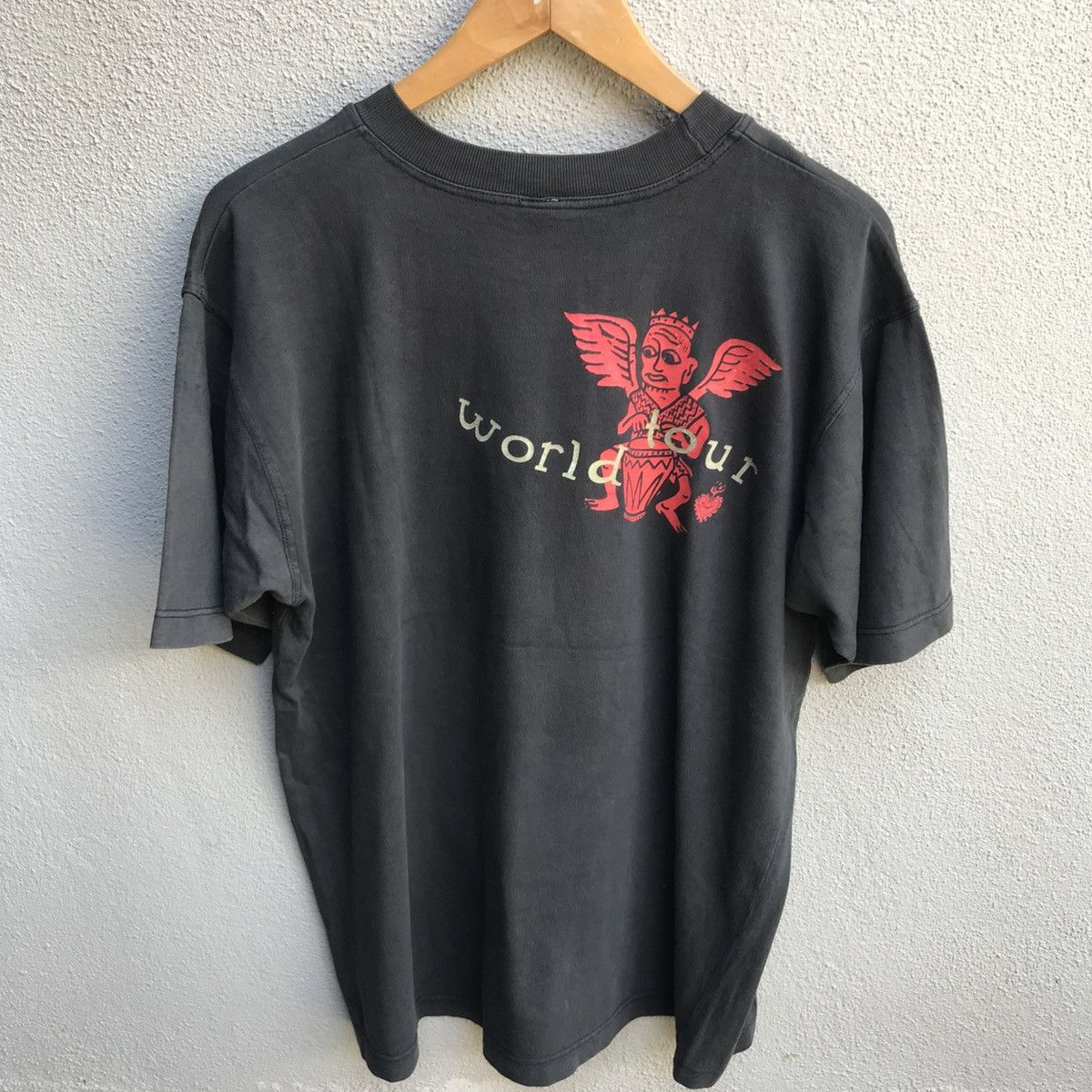 Band Tees × Vintage Vintage 90s SANTANA band tee world tour Size US M / EU 48-50 / 2 - 3 Thumbnail