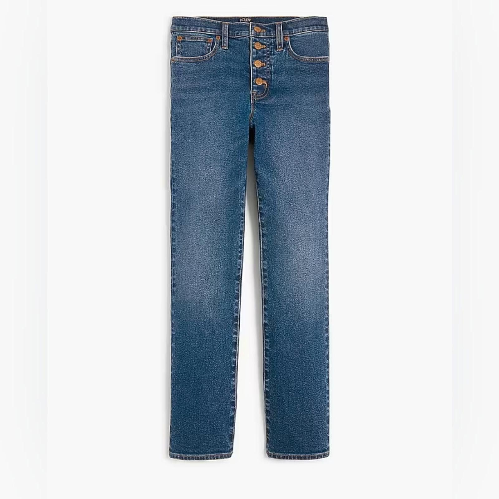 J.Crew NWT J Crew Essential straight jean with button fly Size 25" / US 0 / IT 36 - 1 Thumbnail