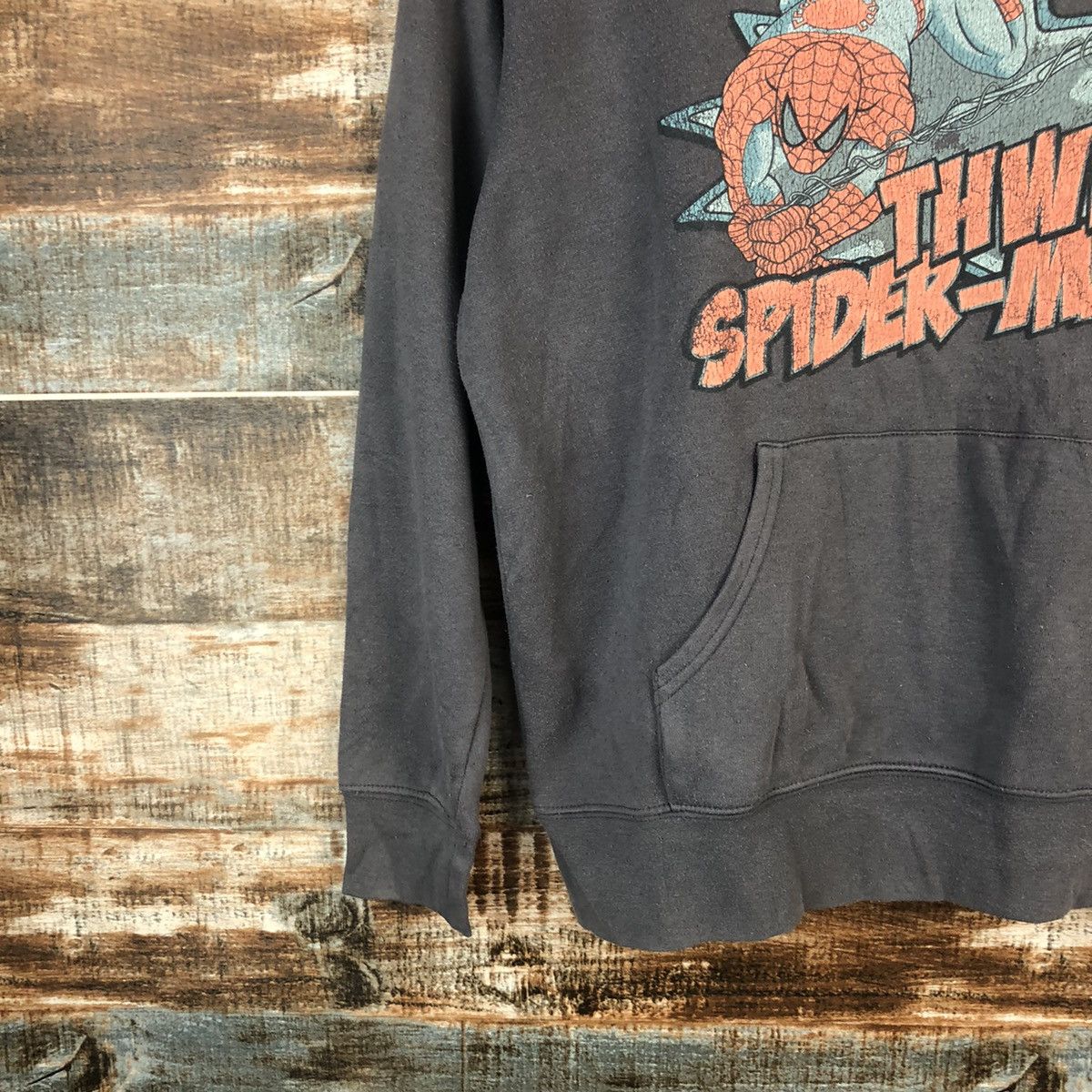Marvel Comics Marvel Spiderman vintage Green Hoodie #A1589 Size US S / EU 44-46 / 1 - 7 Thumbnail