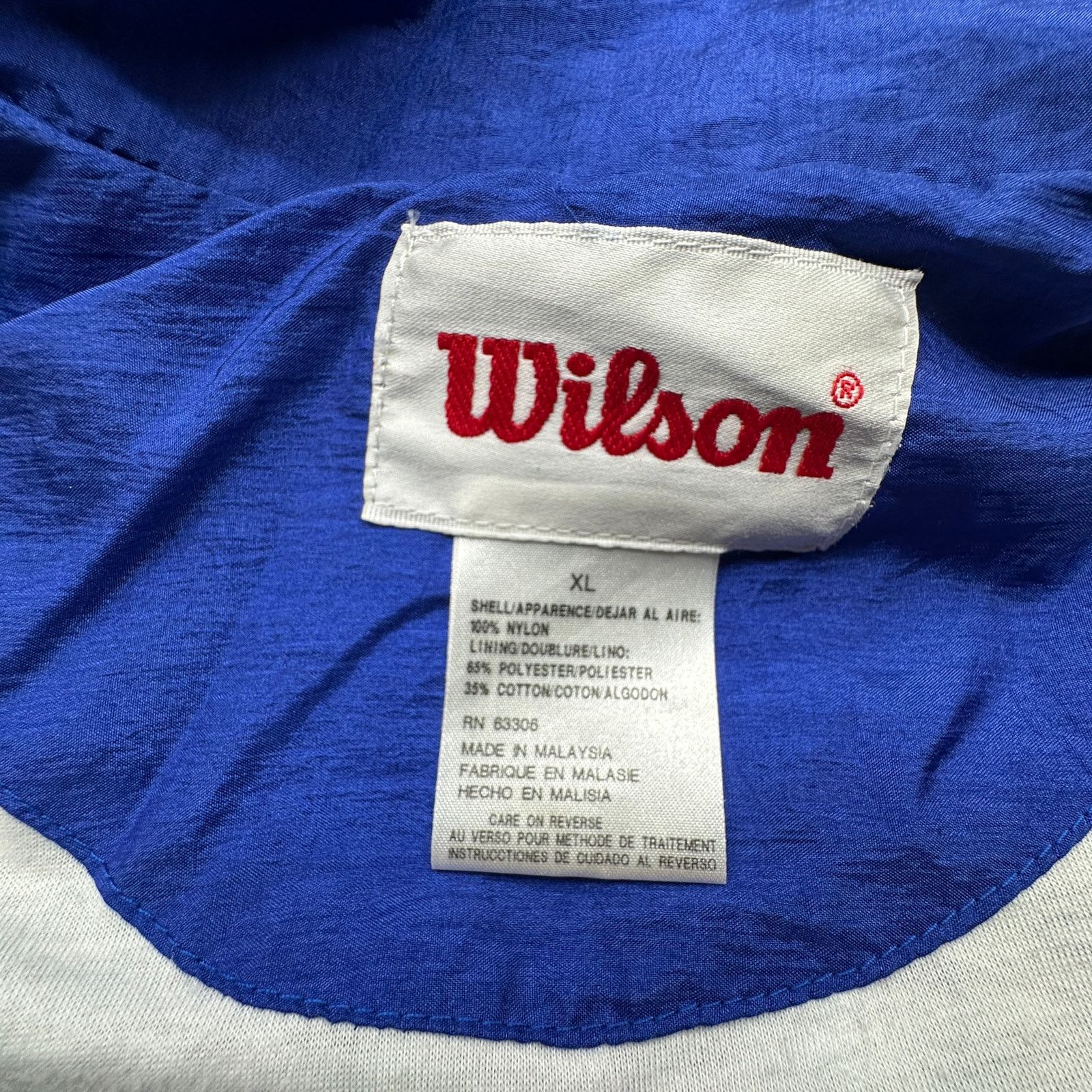Wilson Vintage 90s Wilson Kentucky Wildcats UK Jacket XL Lined Blue Size US XL / EU 56 / 4 - 4 Thumbnail