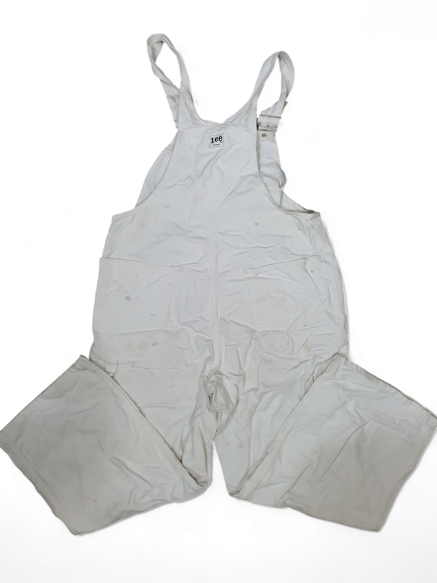 Lee × Vintage 32×33 LEE OVERALL WHITE 🔥 Size US 32 / EU 48 - 2 Thumbnail