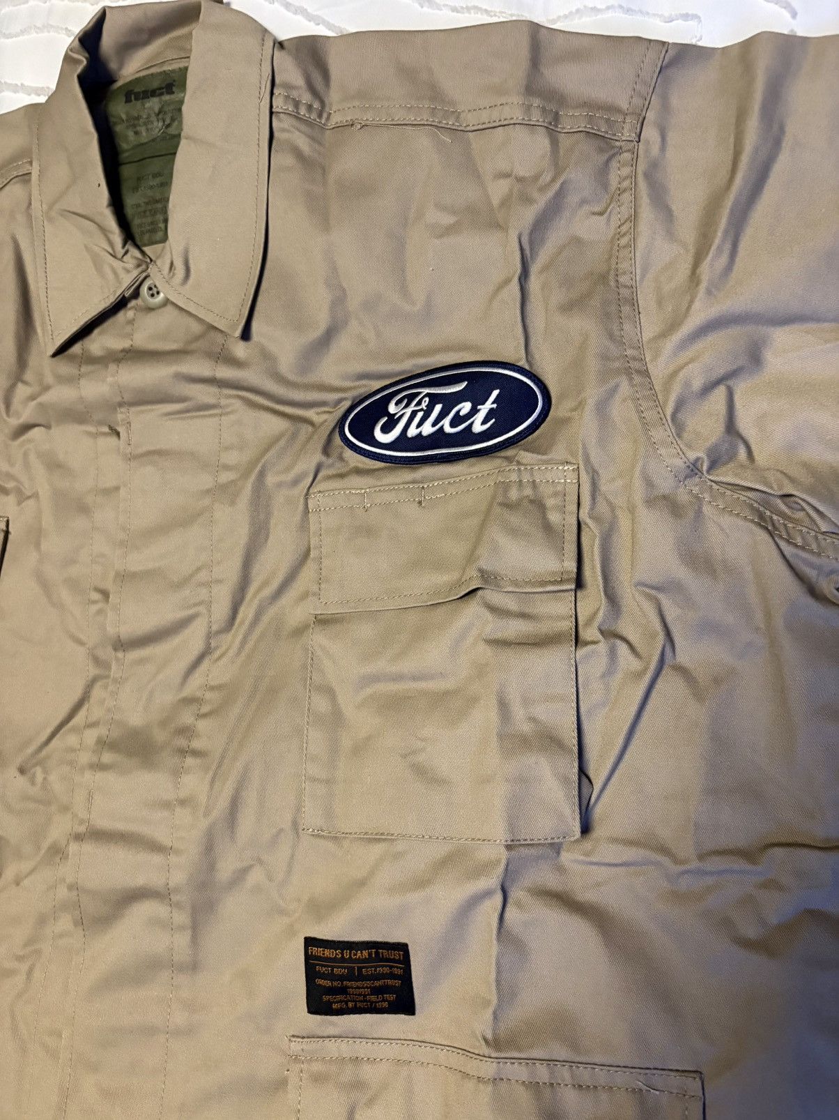FUCT FUCT Rothco BDU Military Jacket “America Is Fuct” Size US XL / EU 56 / 4 - 2 Thumbnail