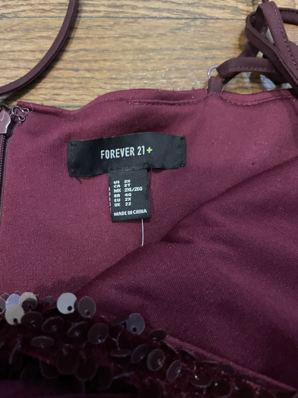 Forever 21 Forever 21 + burgundy sequin romper Size XXL / US 16-18 / IT 52-54 - 3 Thumbnail