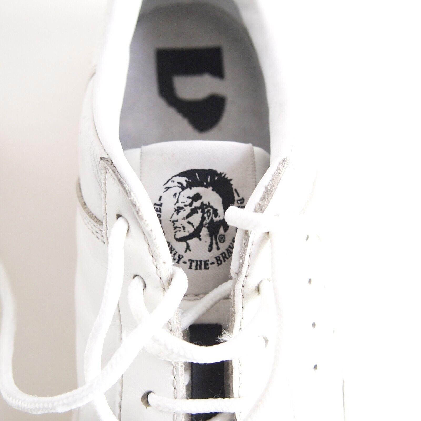Diesel Diesel Low Top Sneakers White Leather Mens US 9 EU 42 Size US 9 / EU 42 - 8 Thumbnail