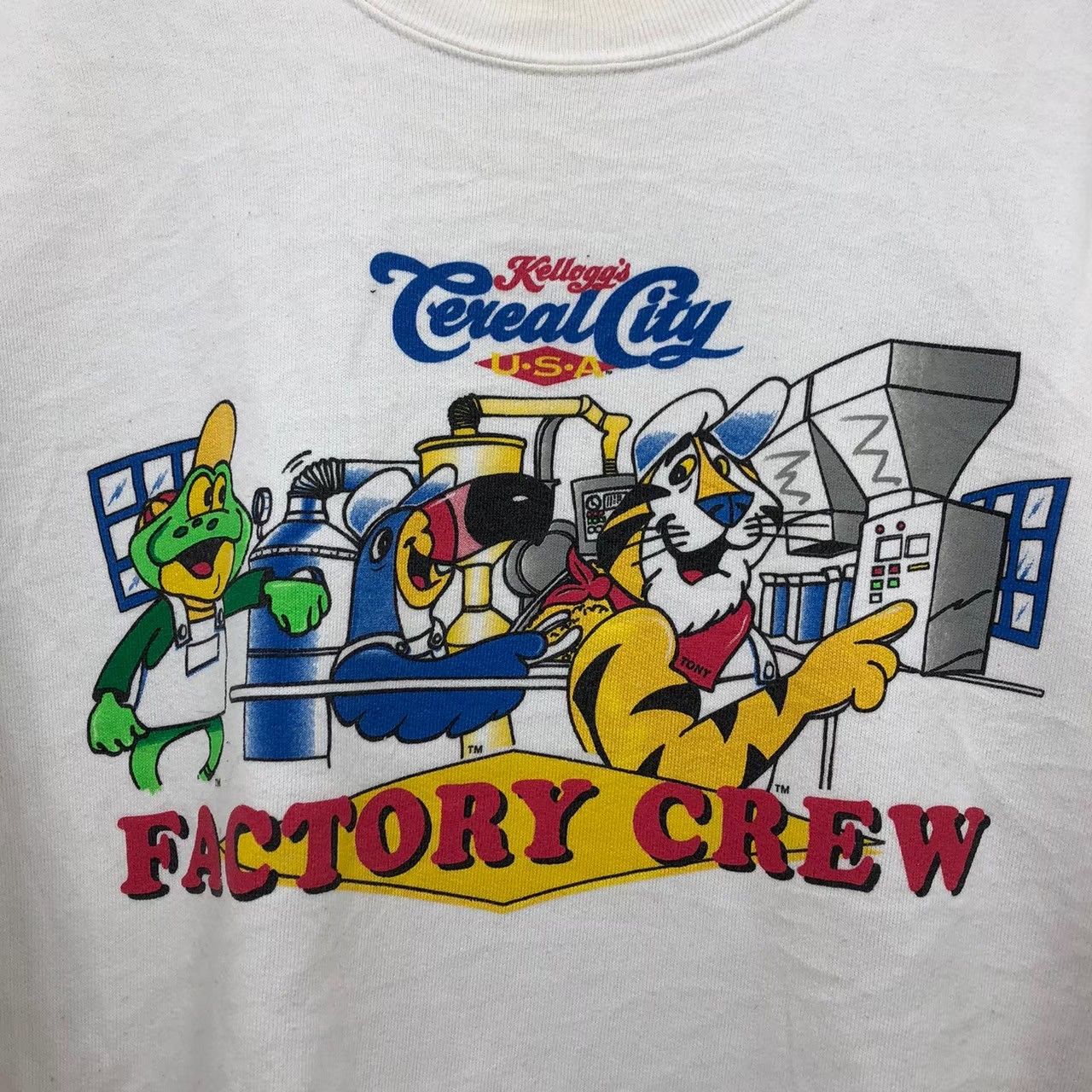 Vintage Vintage 90's Tony The Tiger Kellogg sweater Cereal City BN Size US M / EU 48-50 / 2 - 3 Thumbnail