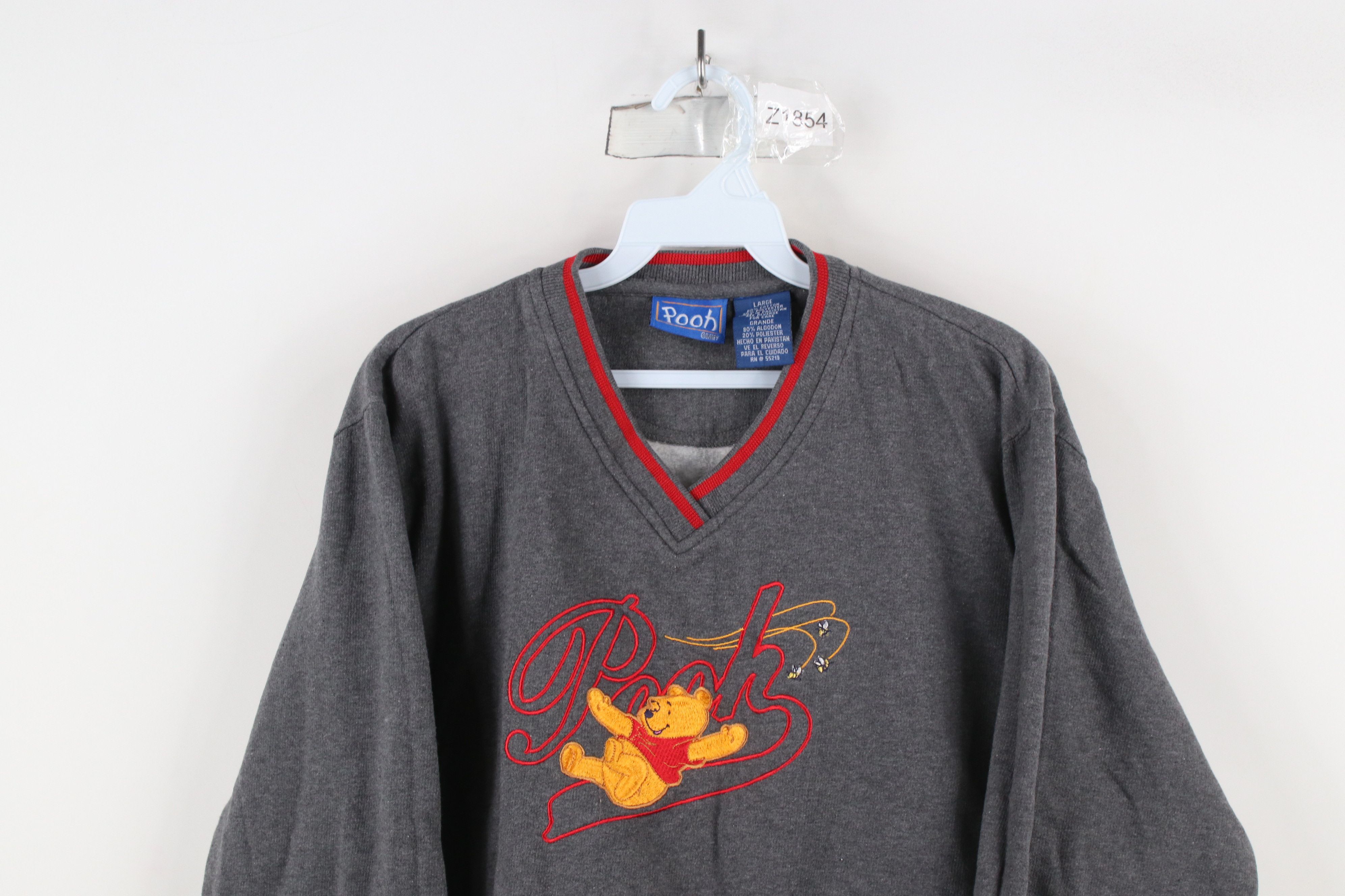 Vintage 90s Disney Spell Script Winnie the Pooh Sweatshirt