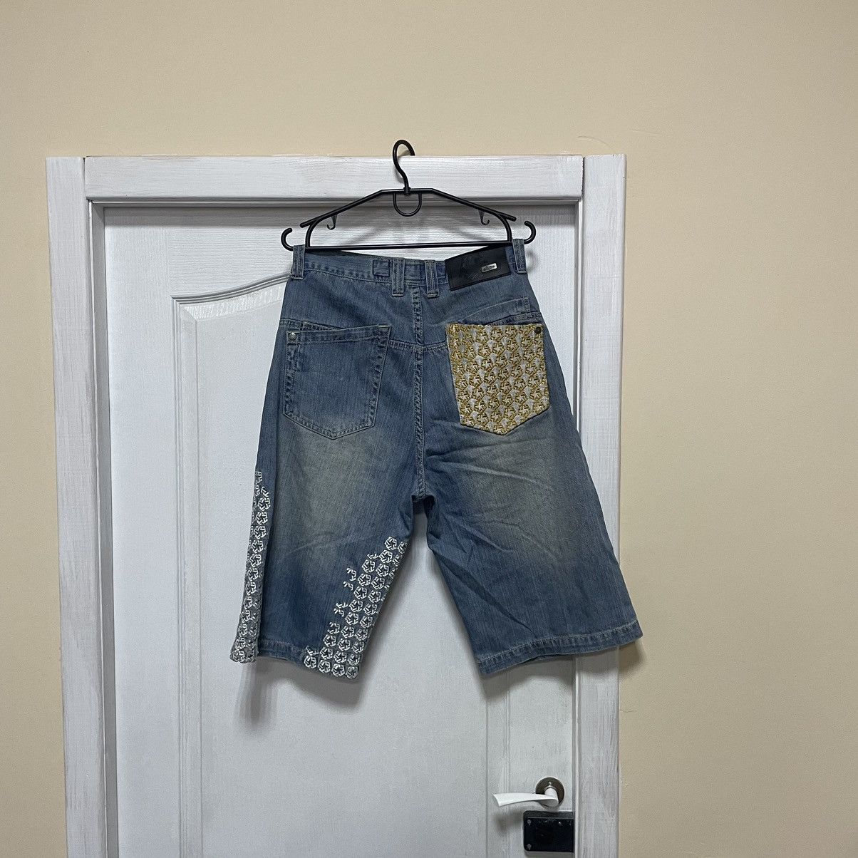 JNCO × Tribal Streetwear Tribal Gear shorts vintage hip hop baggy jeans 90s wu eminem Size US 32 / EU 48 - 1 Thumbnail