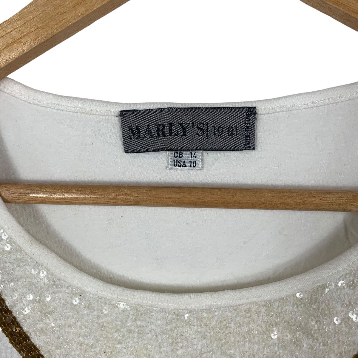 Vintage Vintage MARLY’S LAGNERINI Made In Italy Flower Tee Shirt Size S / US 4 / IT 40 - 5 Thumbnail