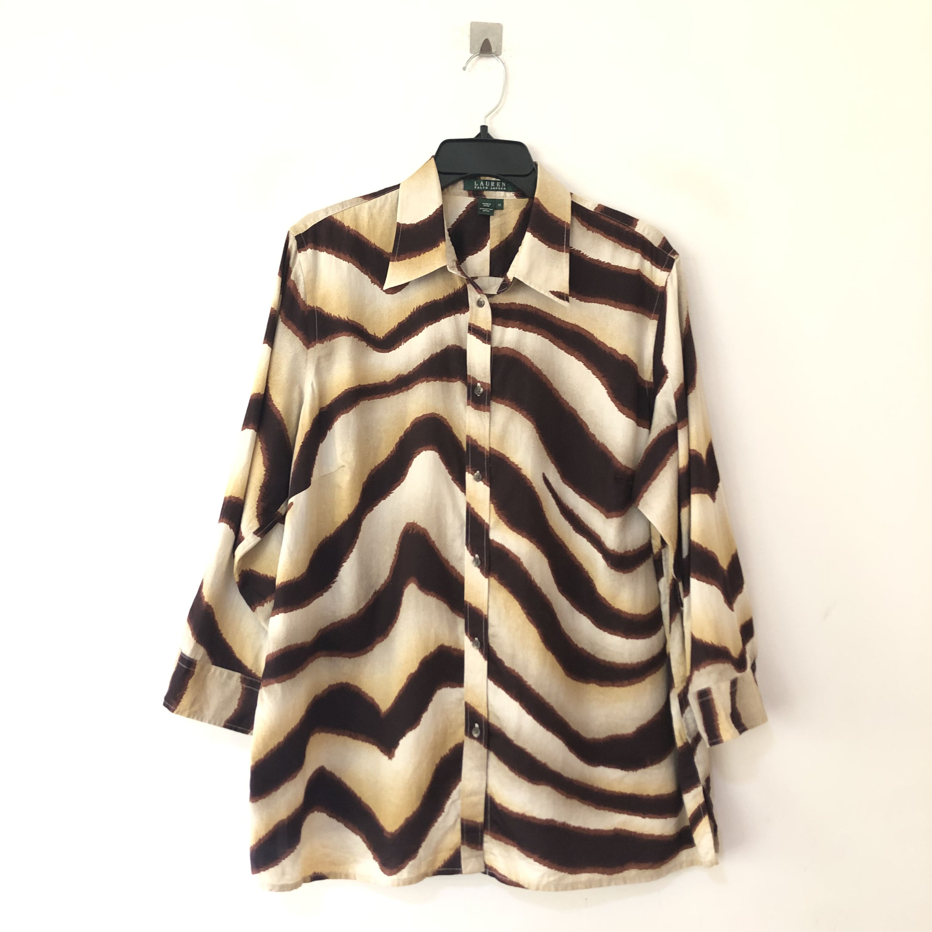 Lauren Ralph Lauren Lauren Ralph Lauren Women's Shirt 3/4 Sleeve Size 1X Size XXL / US 16-18 / IT 52-54 - 1 Thumbnail