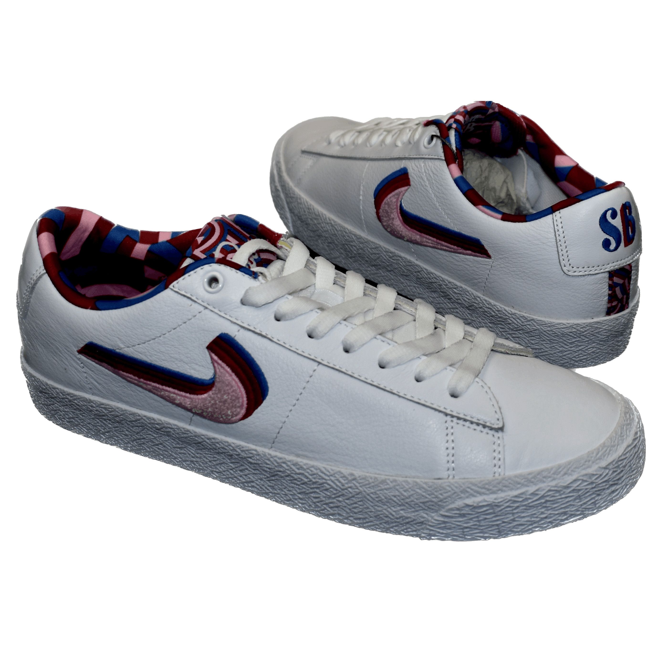 Nike × Parra Nike Parra SB Blazer Low GT QS White Size US 9.5 / EU 42-43 - 1 Preview