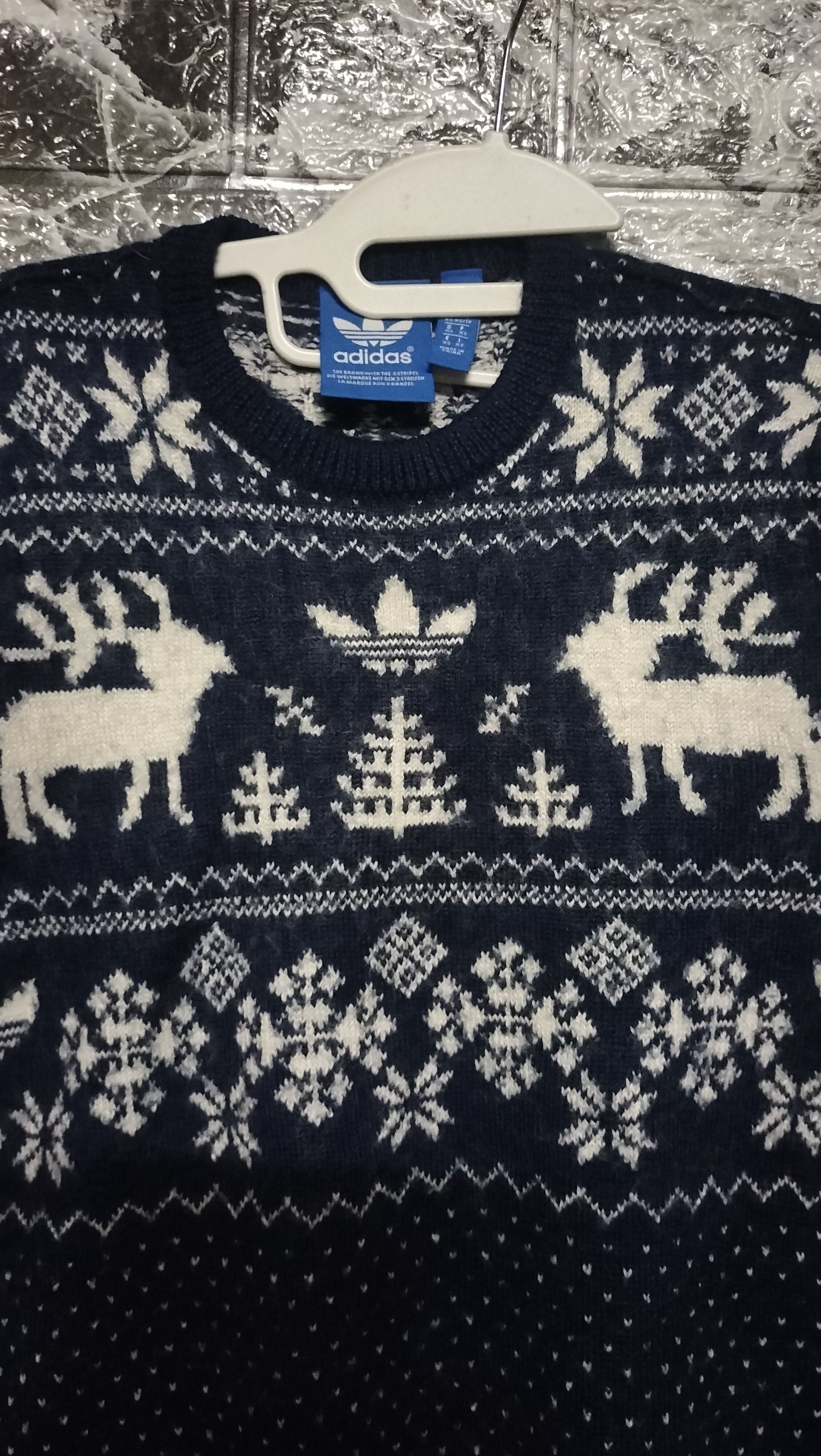 Adidas Adidas Knitwear Wool Fashion Snow Sweatshirts Size US S / EU 44-46 / 1 - 4 Thumbnail