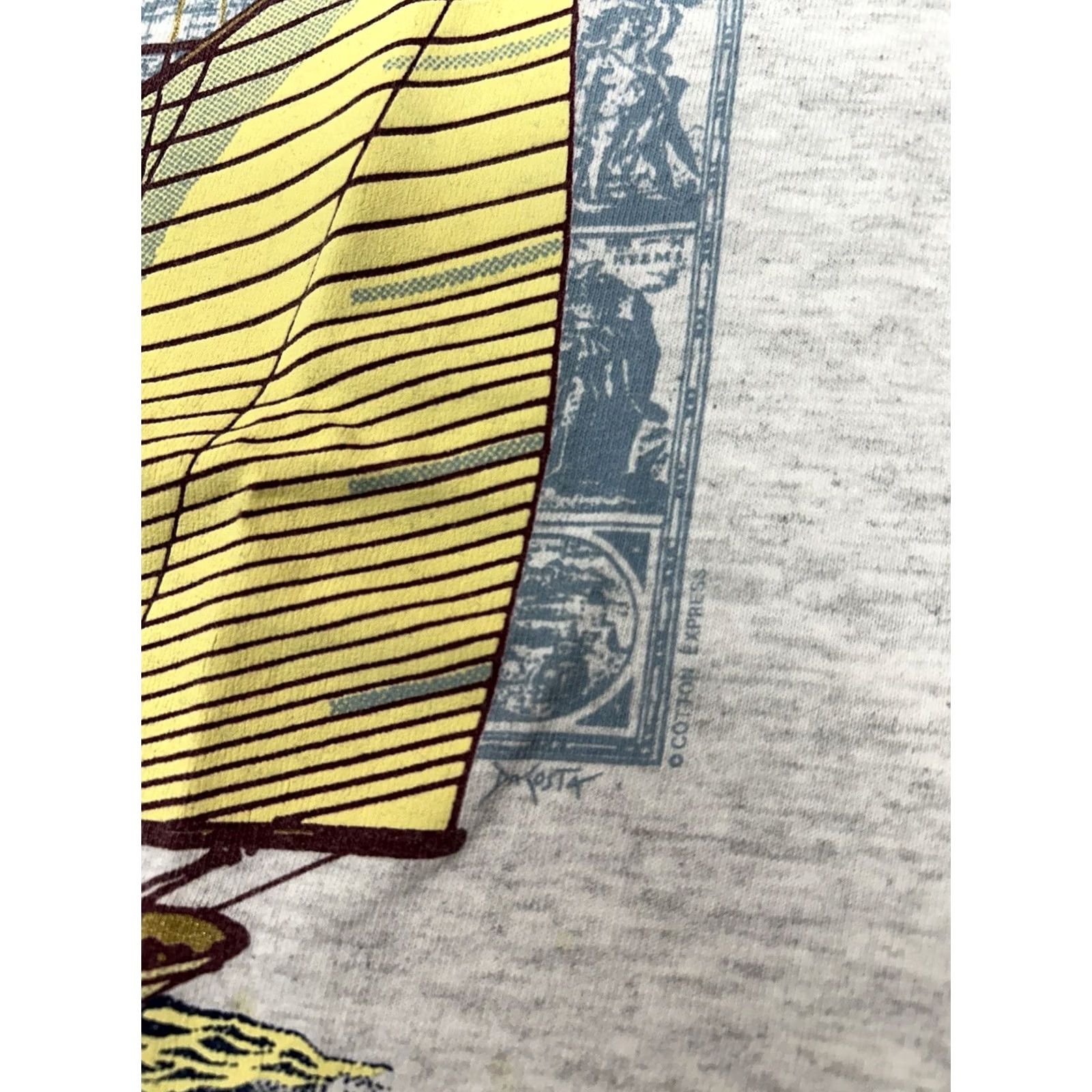 Vintage VINTAGE 90s Dana Point Resort Sailing America California Tee Gray Medium Mens Size US M / EU 48-50 / 2 - 5 Thumbnail