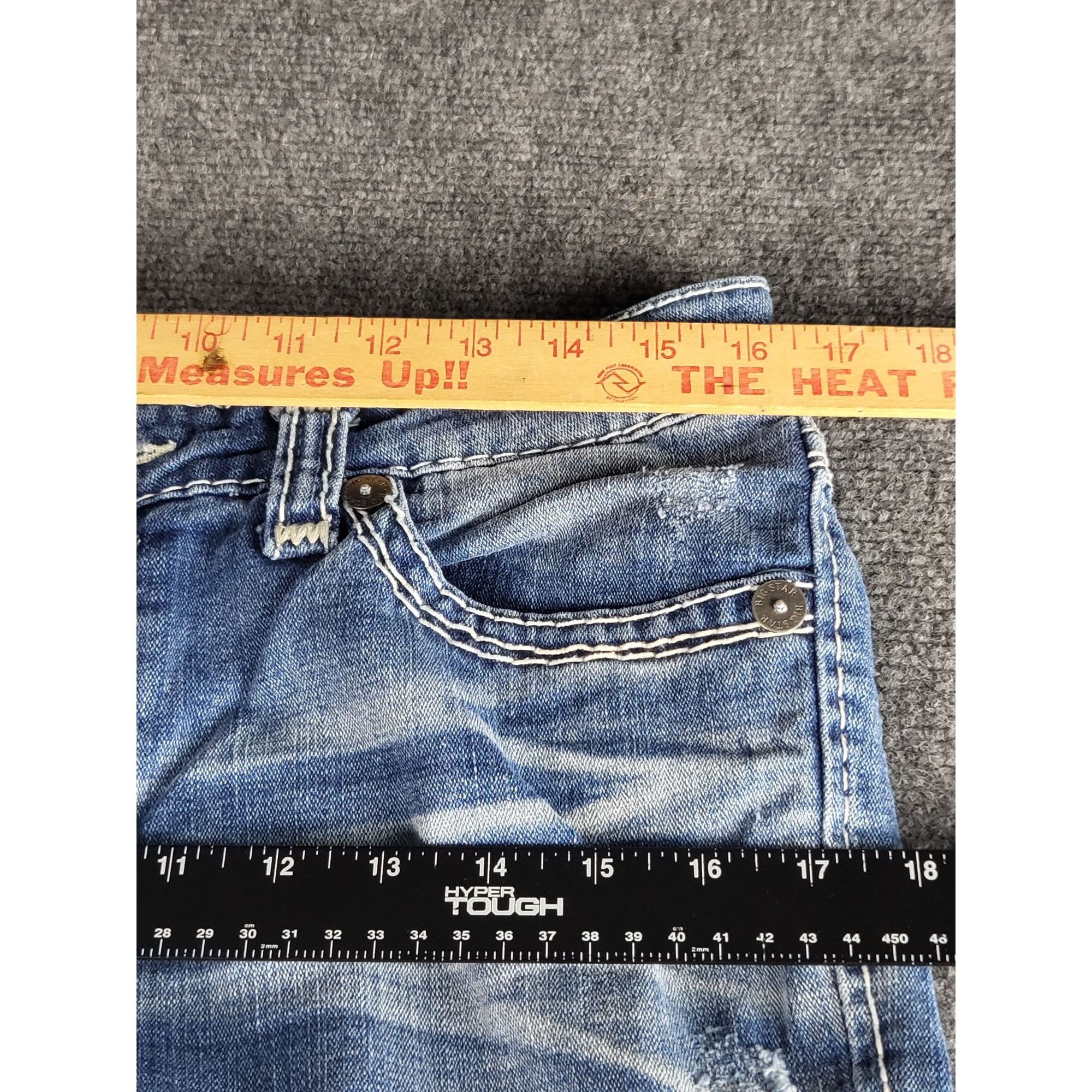 Big Star Big Star Liv Bootcut Jeans Women Size 30 Embroidered Low Ris Size 30" / US 8 / IT 44 - 8 Thumbnail