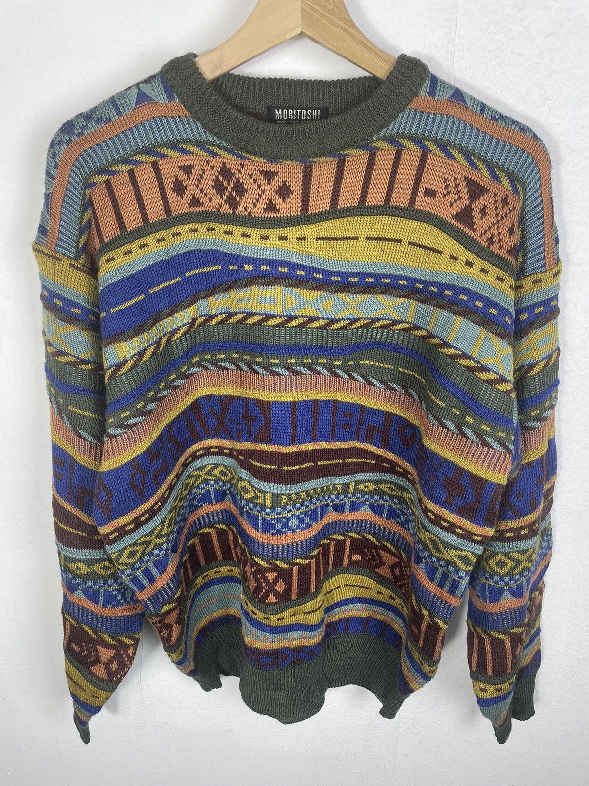 Vintage Japanese Designer with Coogi Inspired Size US L / EU 52-54 / 3 - 2 Thumbnail