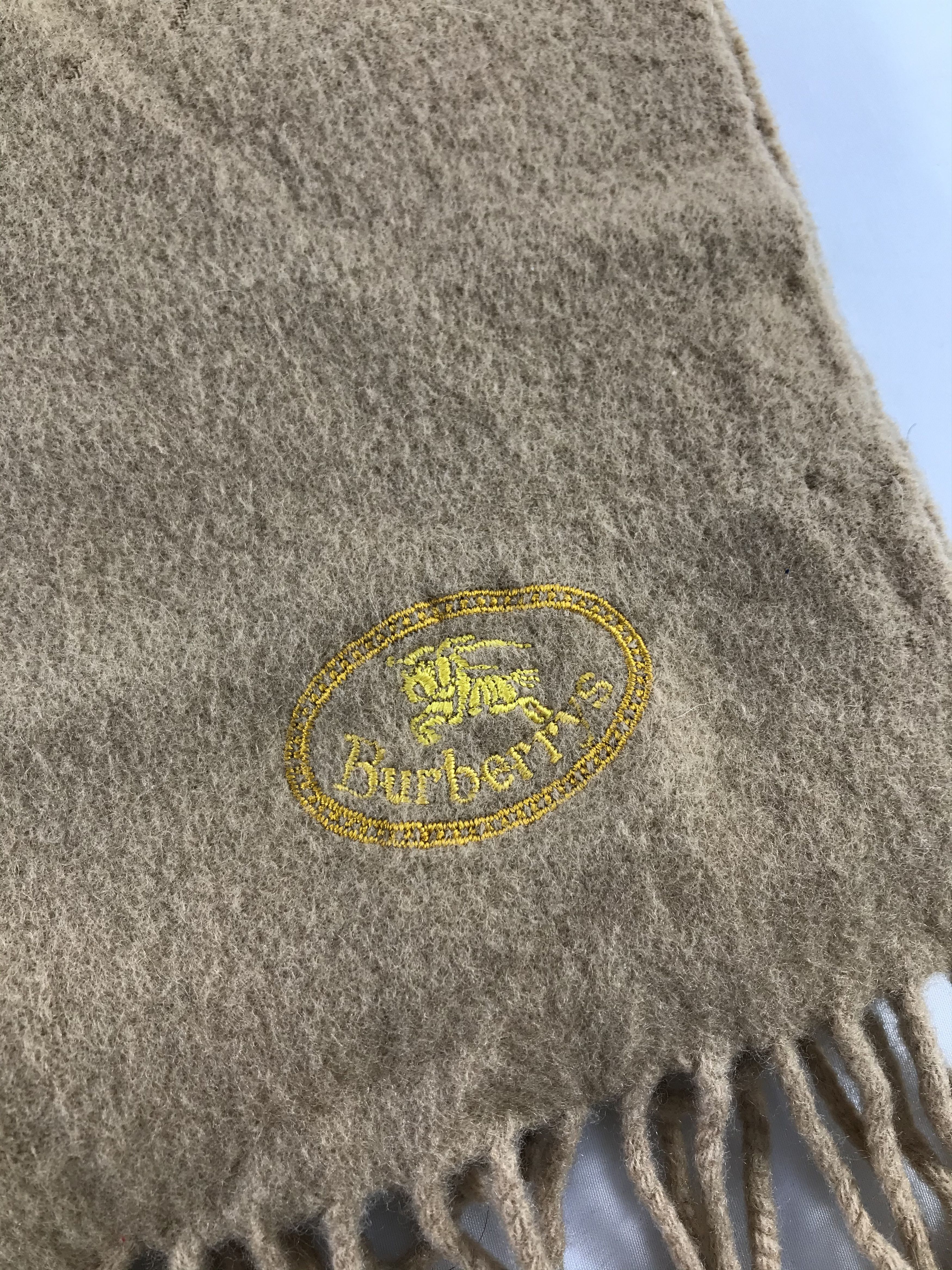 Burberry × Vintage Burberry Scarf / Muffler / Neckwear - WW1948 Size ONE SIZE - 4 Thumbnail