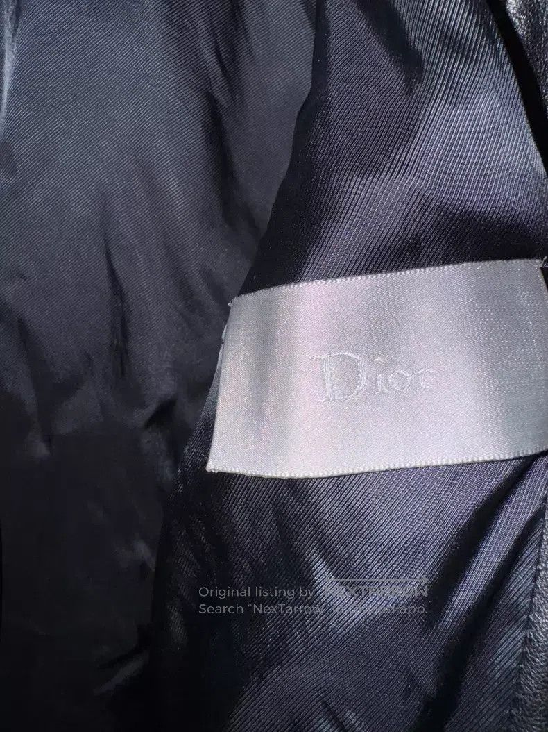 Dior Dior Black Leather Jacket with Hidden Buttons i Size US M / EU 48-50 / 2 - 6 Thumbnail