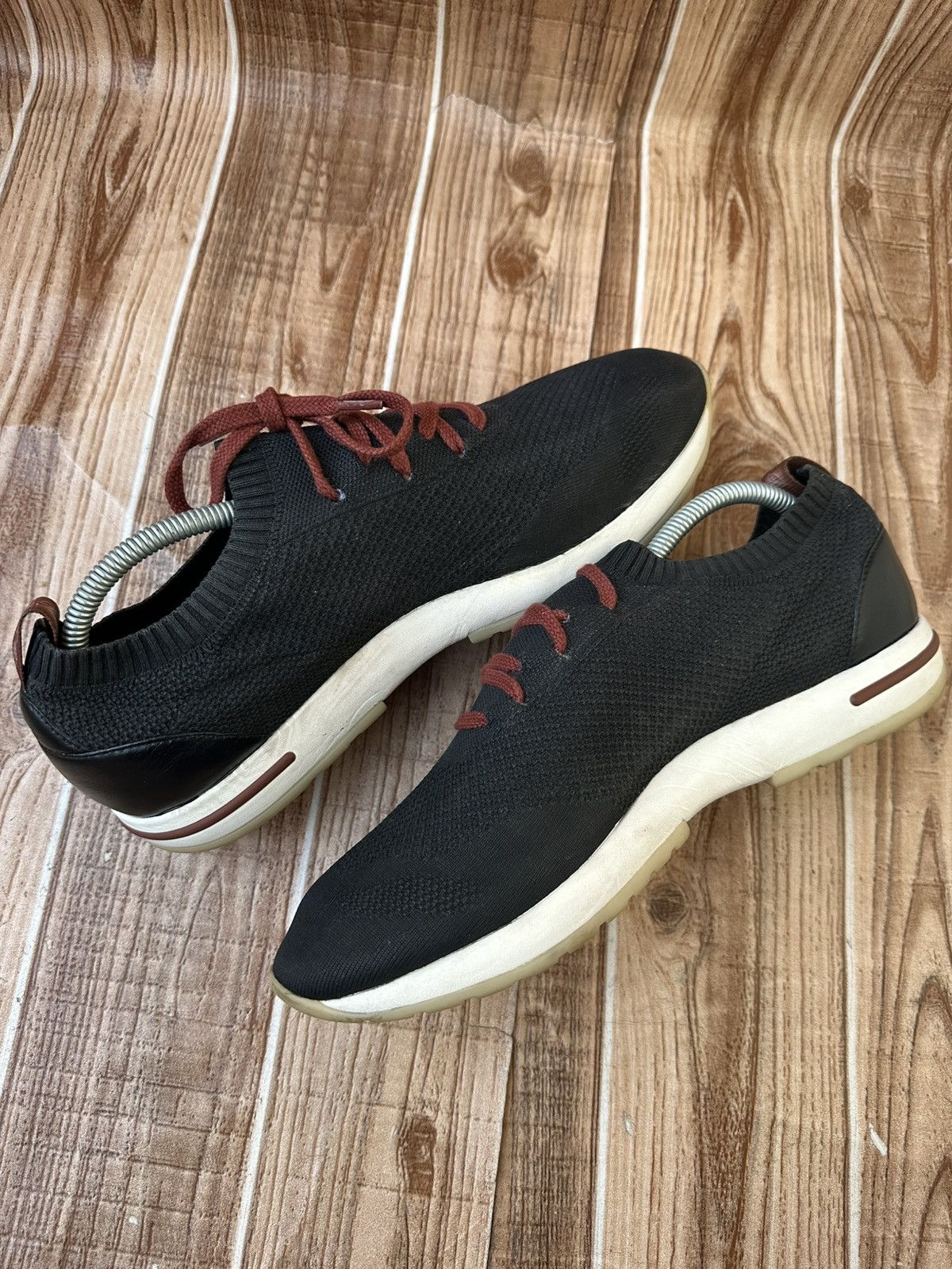 Loro Piana Loro Piana 360 LP Flexy Walk Black Sneaks Size US 11 / EU 44 - 16 Thumbnail