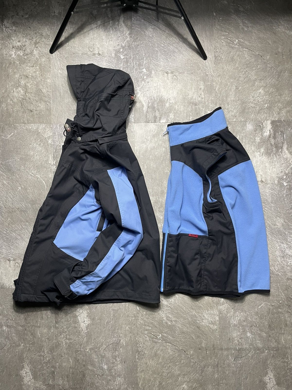 Oakley Rare 3 in 1 Vintage Oakley Shell Jacket + Vest Gorpcore Size US S / EU 44-46 / 1 - 1 Thumbnail