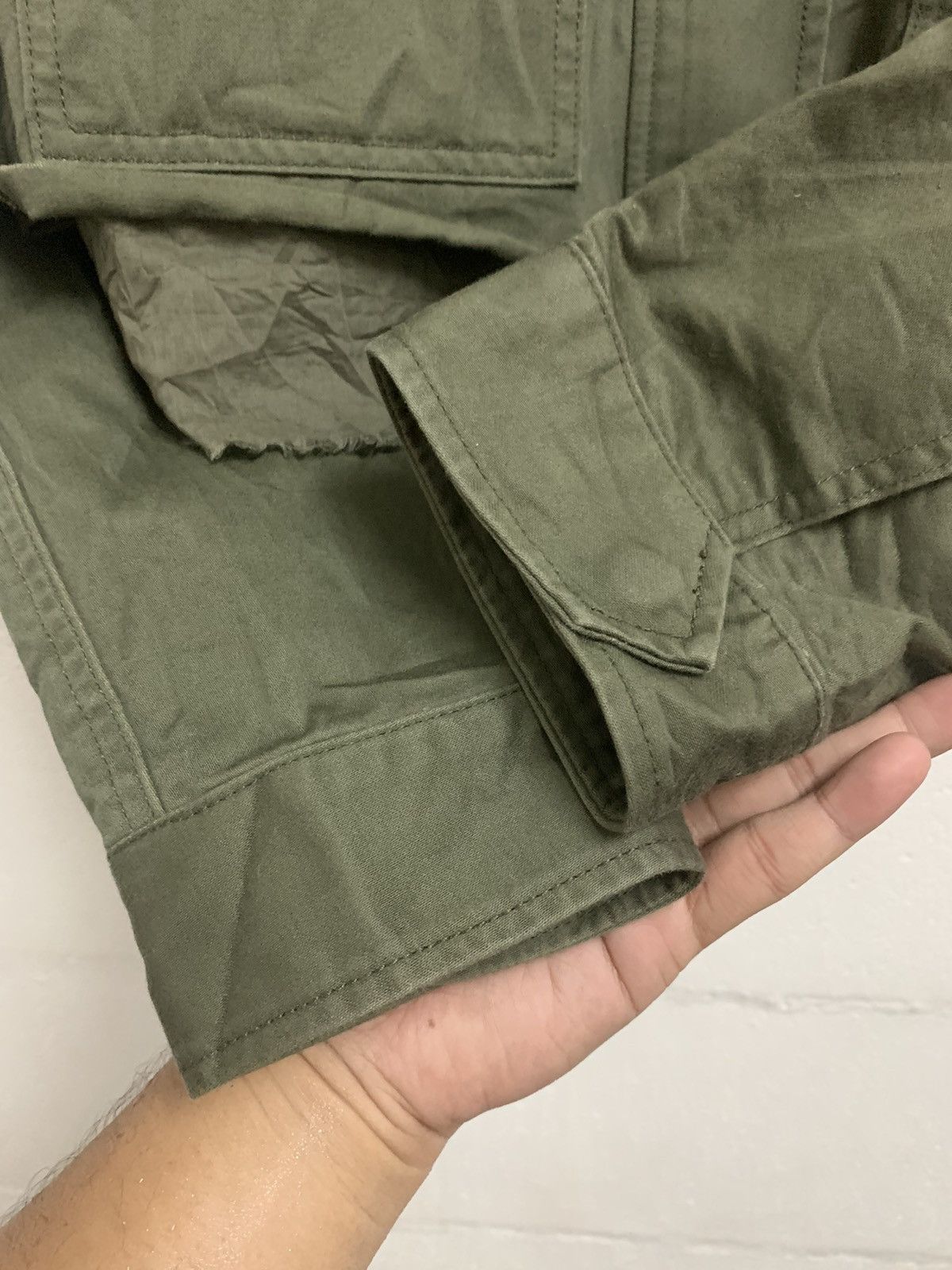 Diesel Vintage Diesel Cropped Military Style Jacket Size XL / US 12-14 / IT 48-50 - 8 Thumbnail