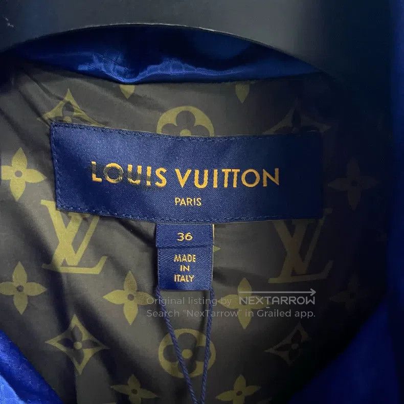 Louis Vuitton Louis Vuitton Blue zippered solid collar down jacket Size XS / US 0-2 / IT 36-38 - 3 Thumbnail