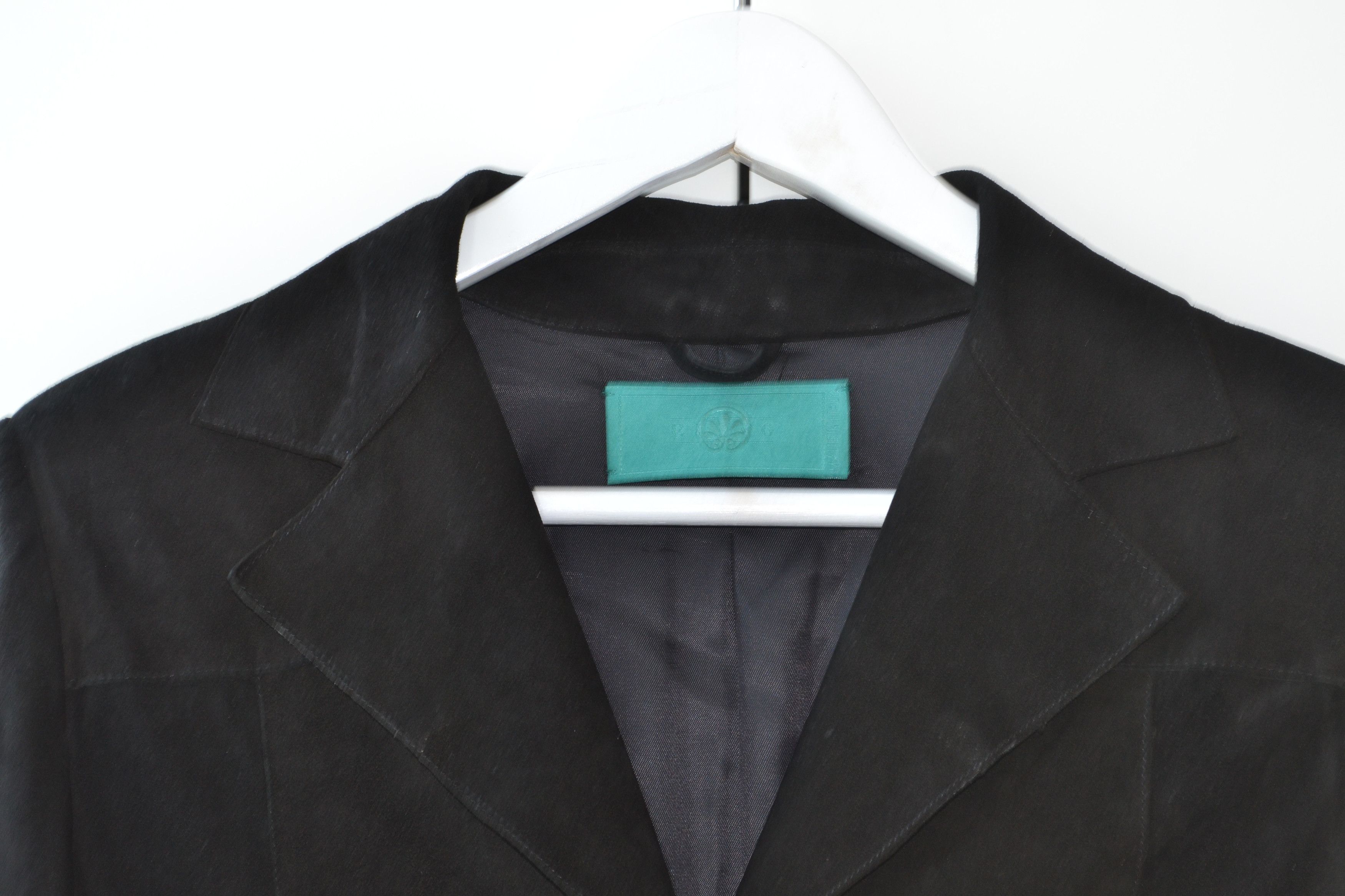 Ruffo Research RUFFO Leather Jacket Blazer Coat Black Vintage RAF SIMONS Size M / US 6-8 / IT 42-44 - 4 Thumbnail