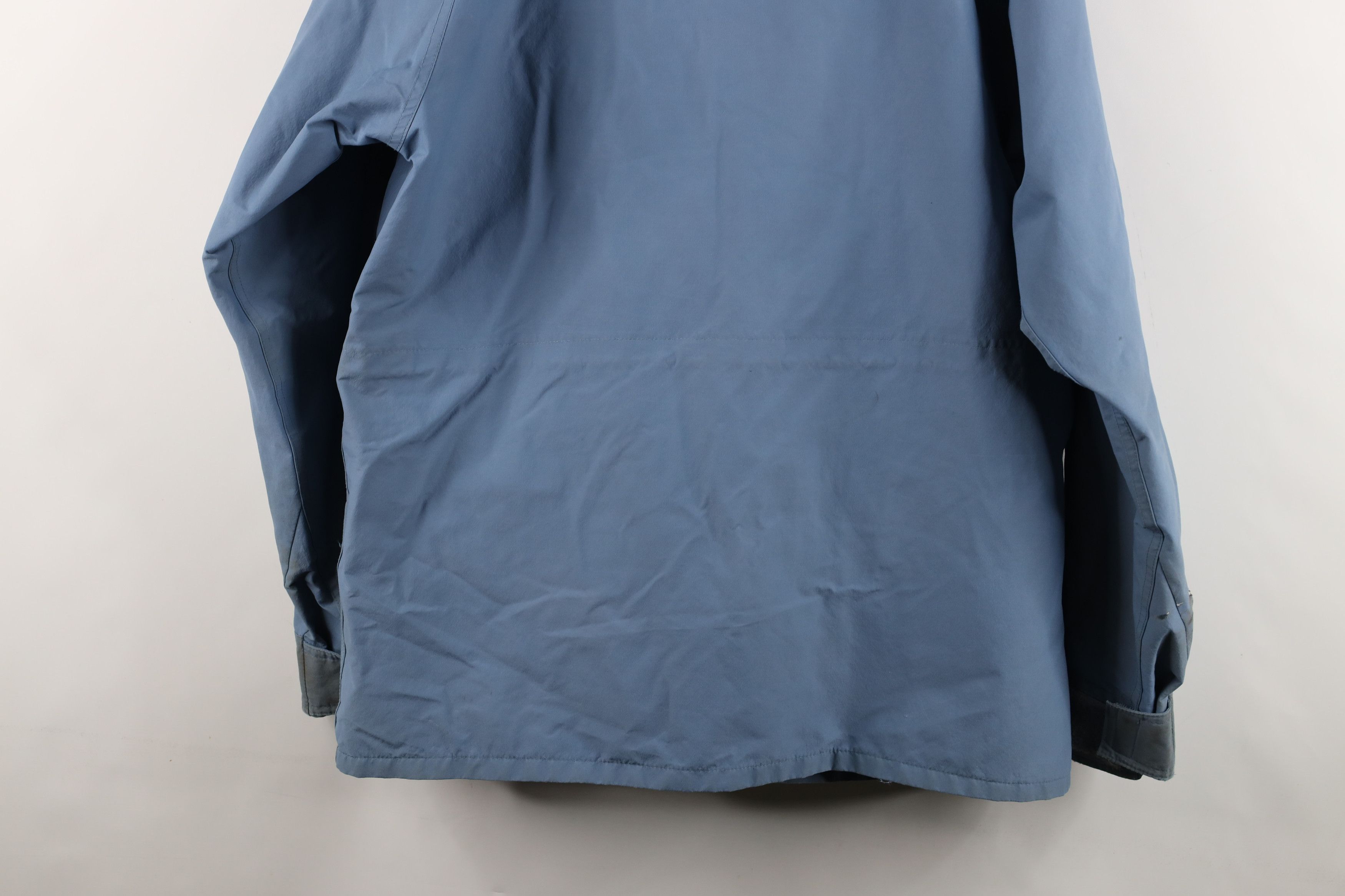 Cabelas × Vintage Vintage 80s 90s Cabelas Goretex Hooded Rain Jacket Blue Size US L / EU 52-54 / 3 - 17 Thumbnail