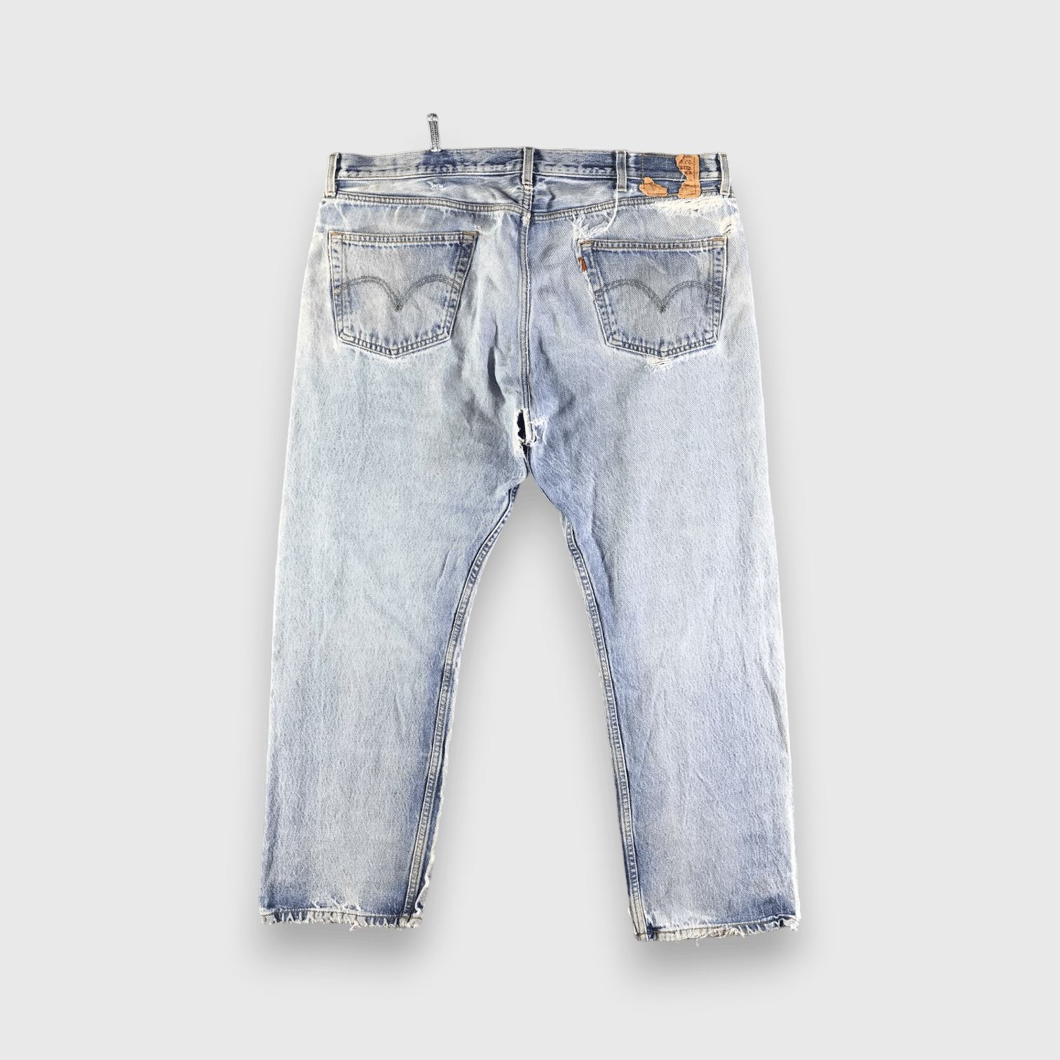 Levi's Vintage Blue Wash Levis 501 Jeans-J3700 Size US 43 - 2 Thumbnail