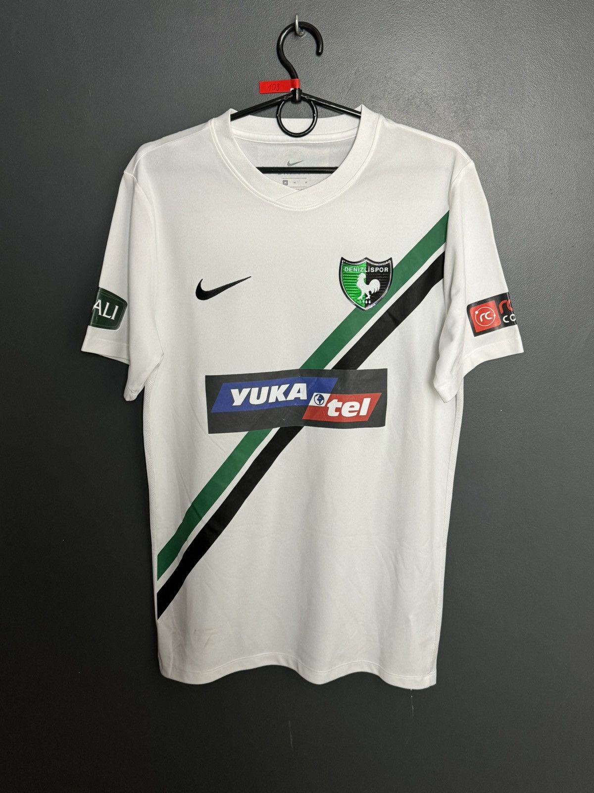 Nike Denizlispor Oguz Yilmaz Match Worn Football Jersey T-Shirt Size US M / EU 48-50 / 2 - 1 Thumbnail