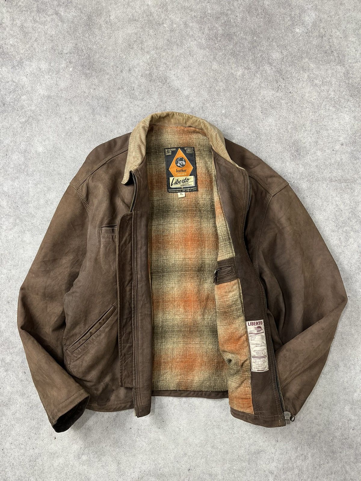 Avirex LIBERTO 80’s detroit leather suede blanket jacket Size US XL / EU 56 / 4 - 9 Thumbnail