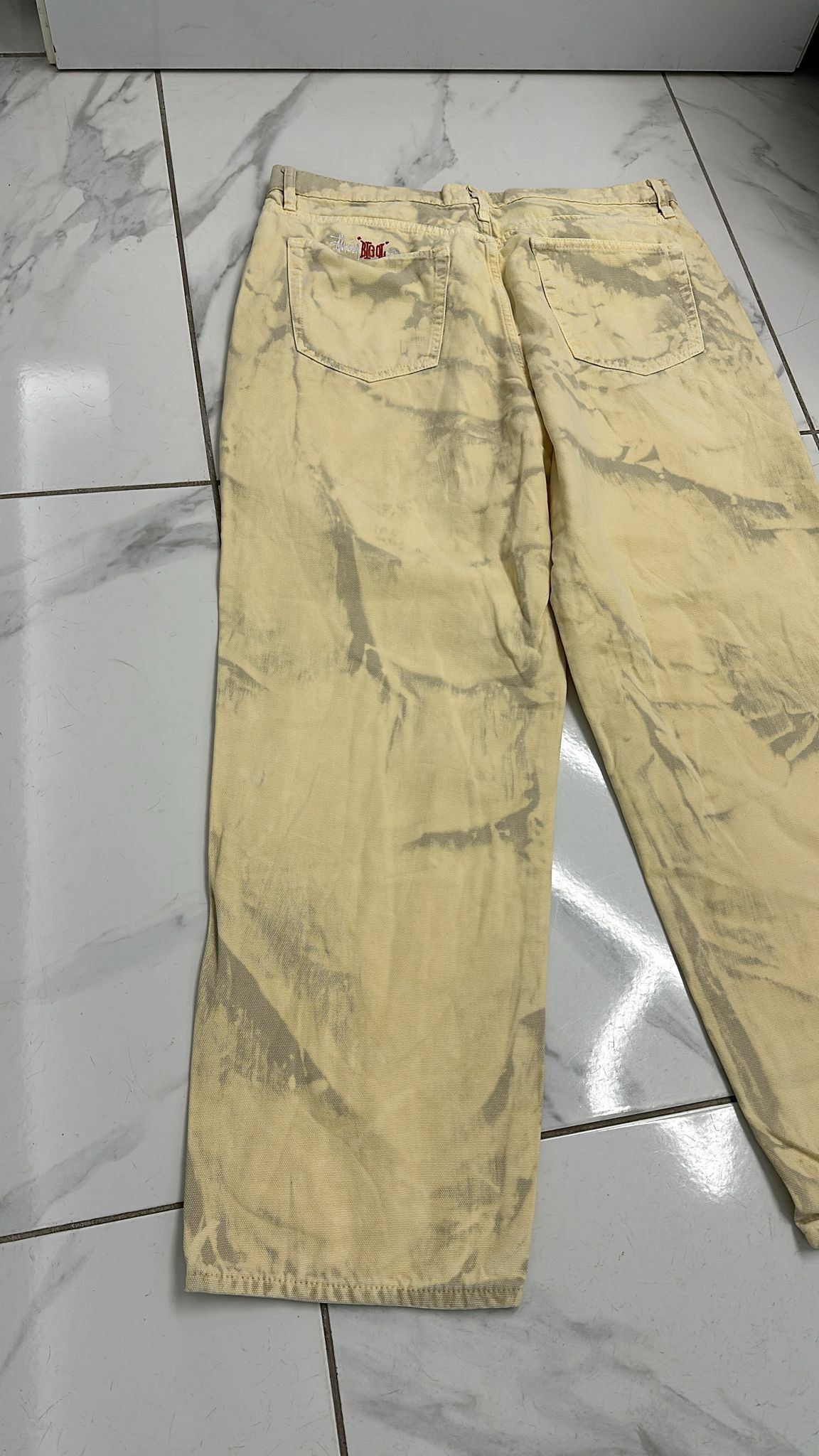 Stussy × Vintage Stussy Big Ol’ Jeans Distressed Canvas Size 34 Size US 34 / EU 50 - 5 Thumbnail