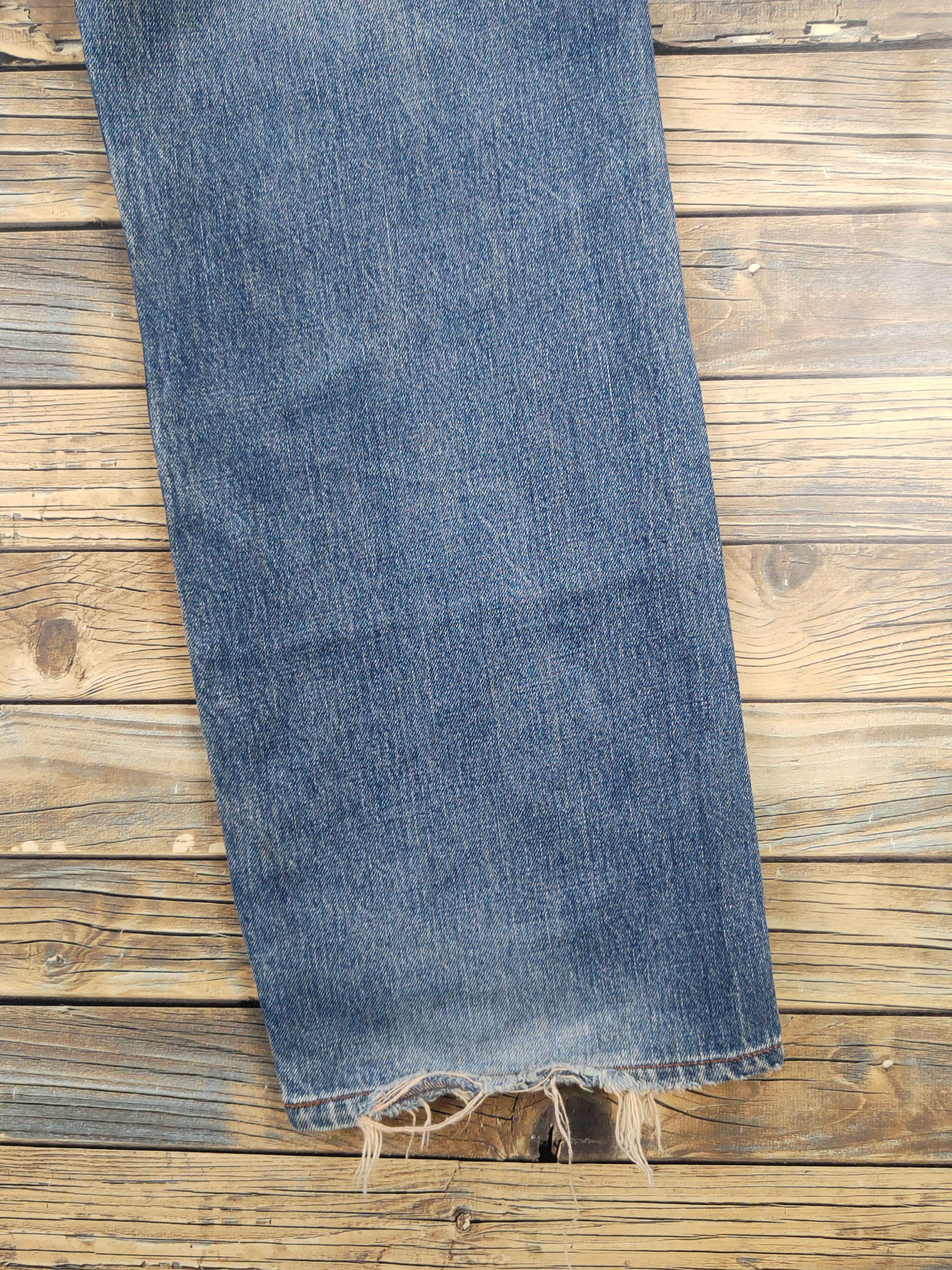 Edwin Edwin selvedge Distressed Ripped denim Jeans #W1398 Size US 32 / EU 48 - 12 Thumbnail