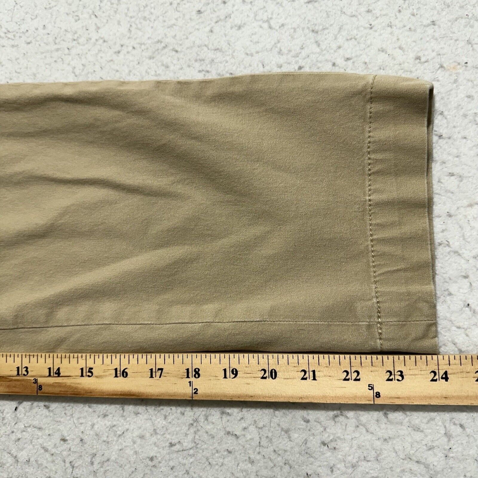 Other Talbots 6P Flat Front Chino Pants Khaki Mid Rise 24" Inseam Size 28" / US 6 / IT 42 - 13 Thumbnail