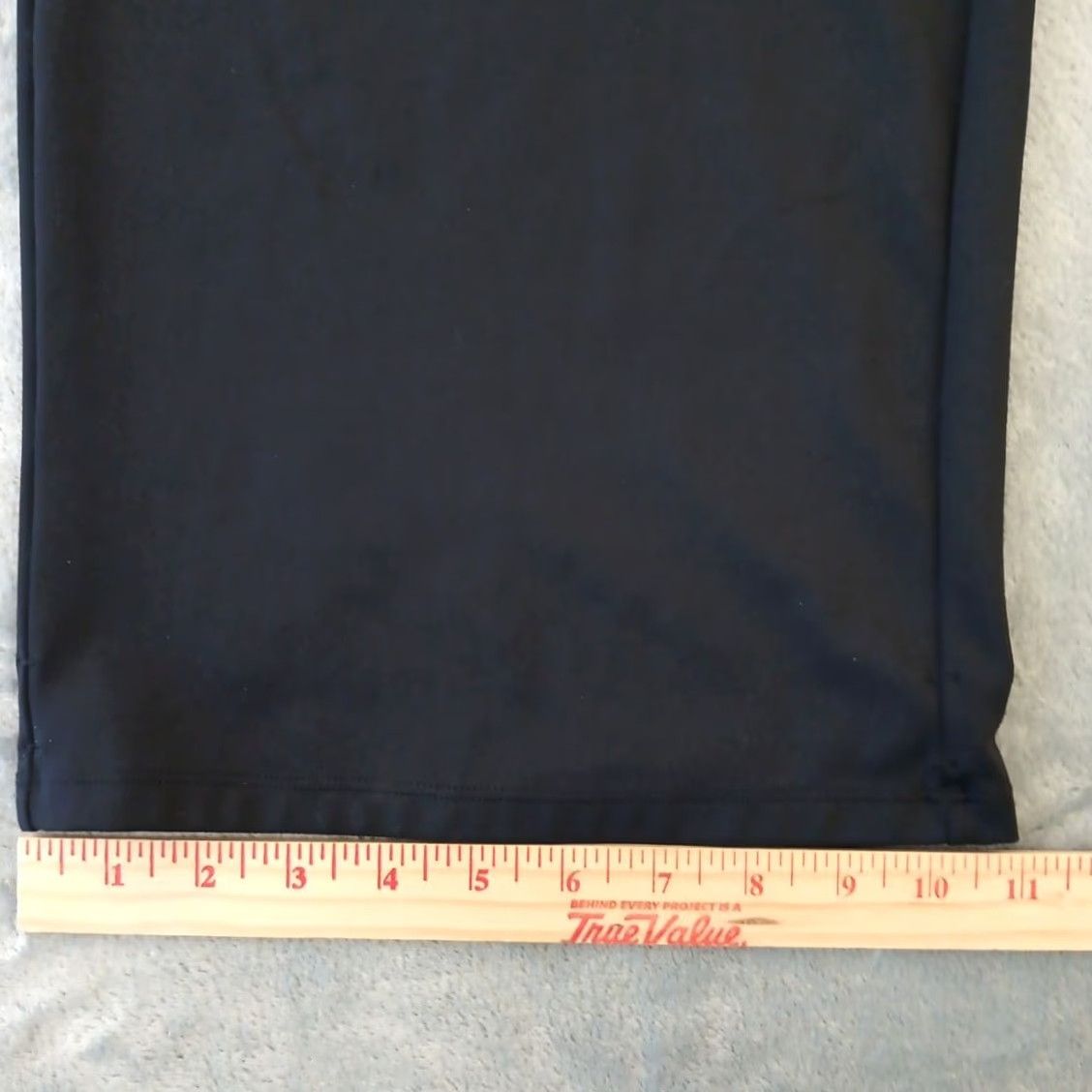Vintage G4Free Ankle Pants Womens L Black Wide-Leg Pull On Pockets 30x31 High Rise Size 36" / US 14 / IT 50 - 6 Thumbnail