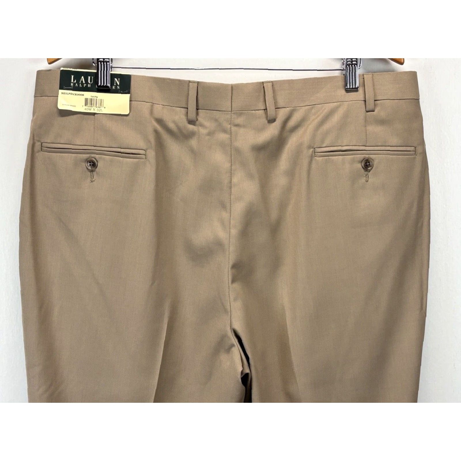 Ralph Lauren NEW! Lauren Ralph Lauren Dress Pants Sz 40x32 Mens Tan Cuff Pleated Size US 40 / EU 56 - 4 Thumbnail