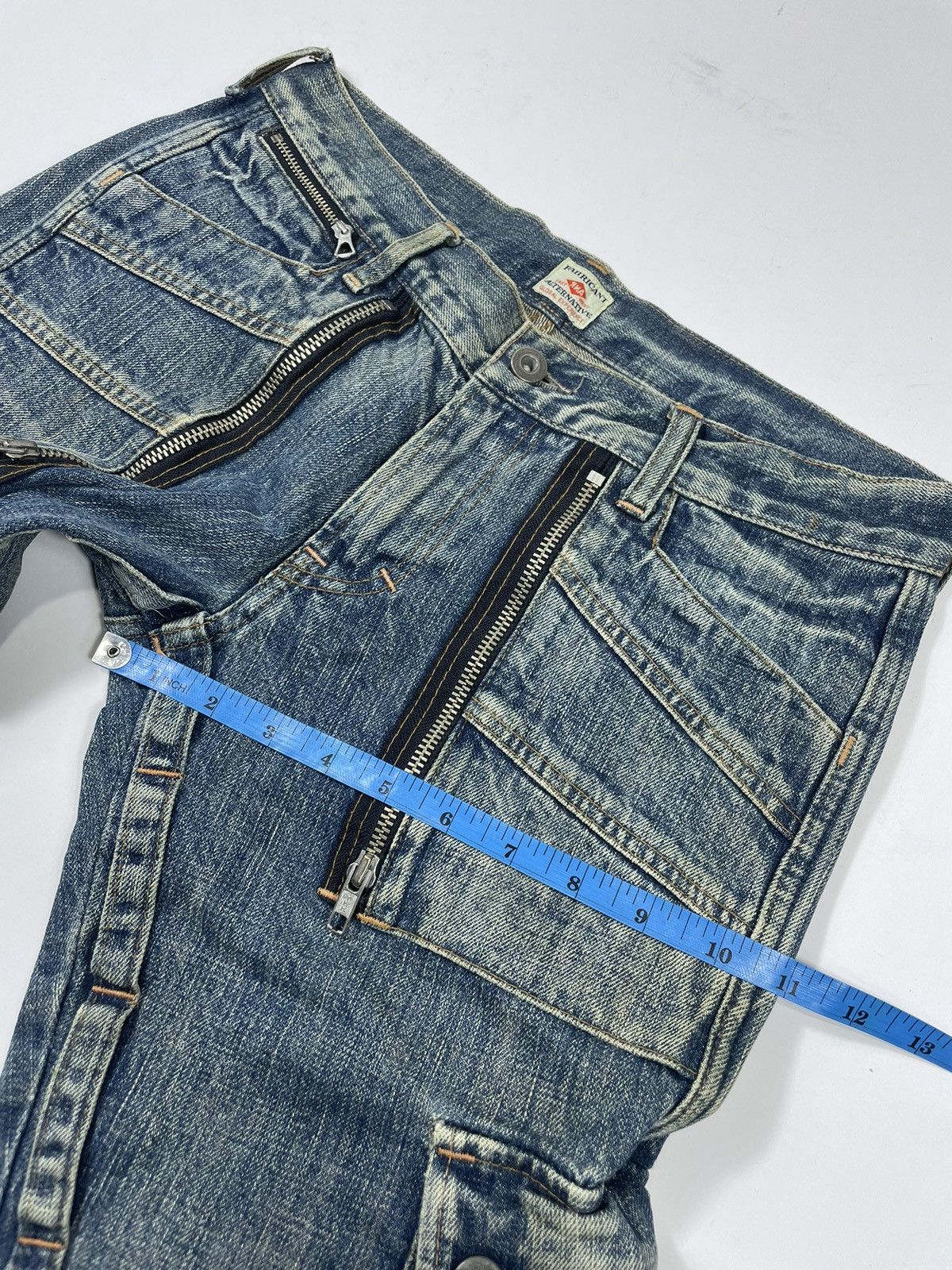 Beauty Beast × Japanese Brand Alternative Multi zipper cargo Pants punk style Size US 29 - 12 Thumbnail