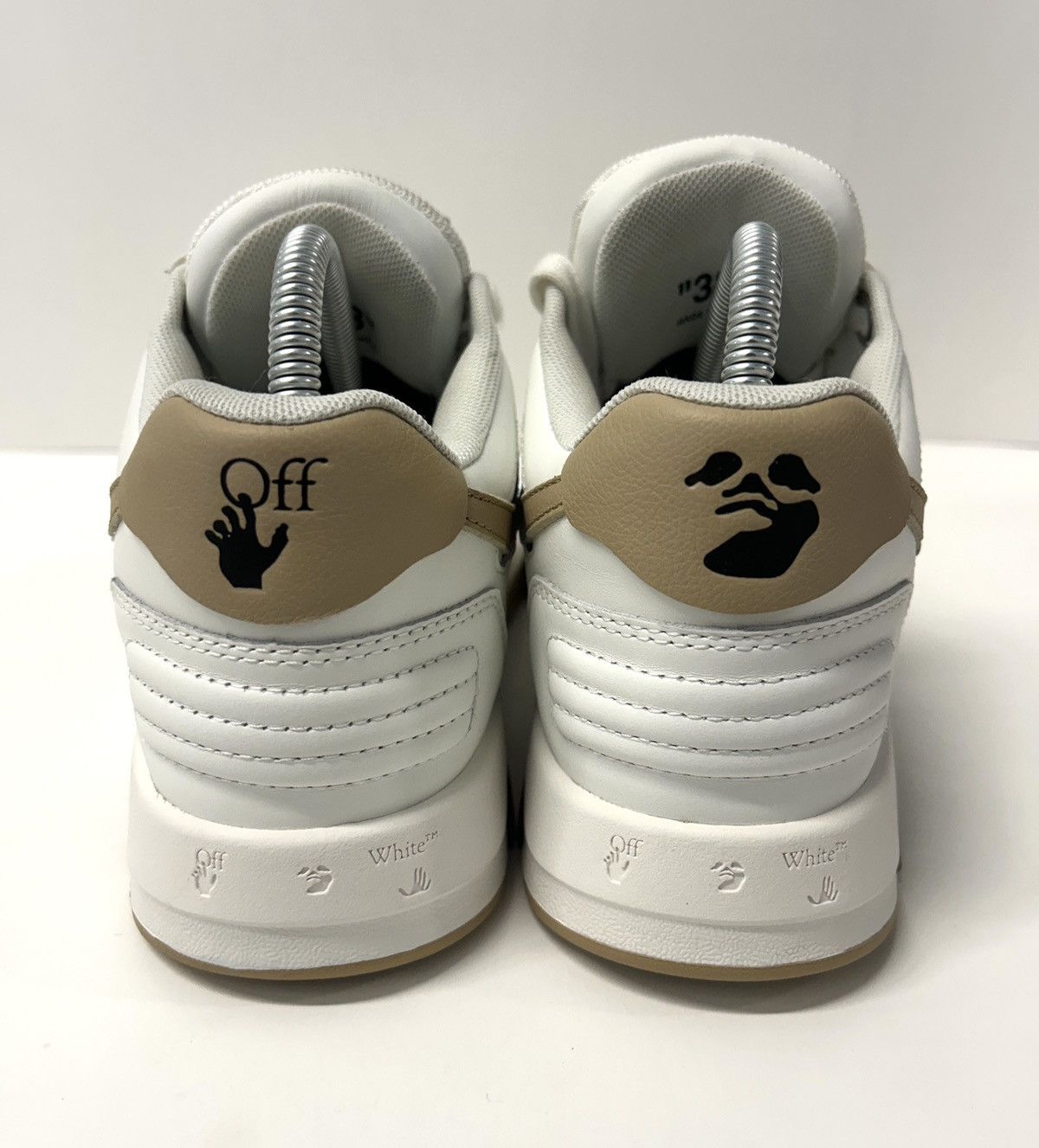 Off-White Off-White Out Of Office Calf Leather ‘White Beige’ Size: 38 Size US 8 / IT 38 - 5 Thumbnail