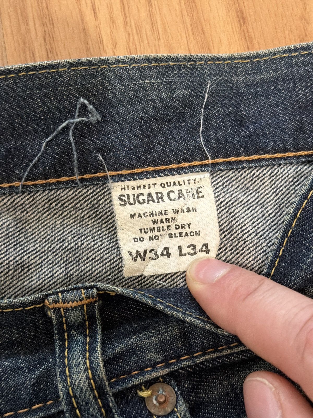Sugar Cane Sugar Cane Denim Jeans - Lot 2014 Size US 34 / EU 50 - 7 Thumbnail