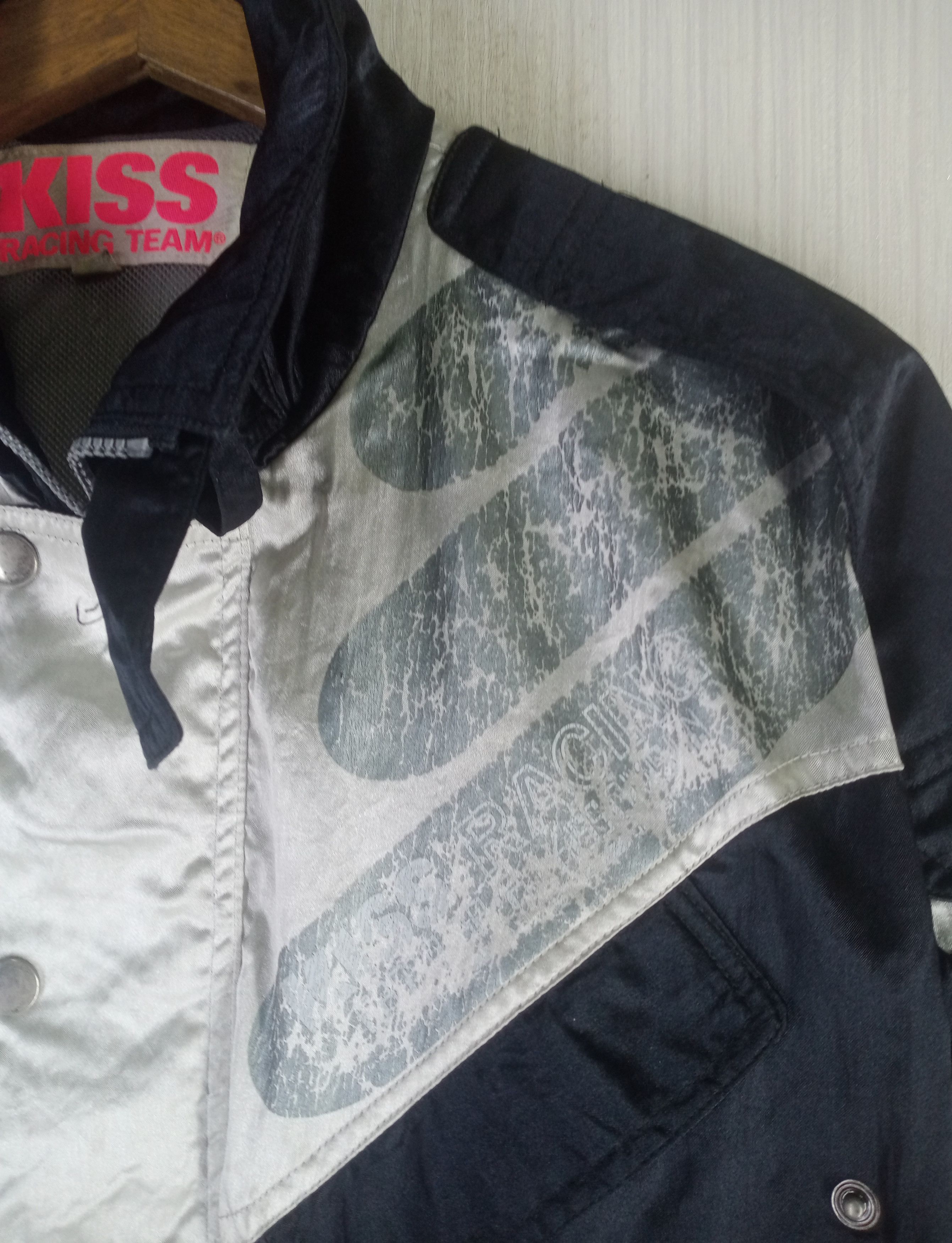 Sports Specialties Rare Vintage 90s Kiss Racing Team Bomber Jacket Size US M / EU 48-50 / 2 - 5 Thumbnail