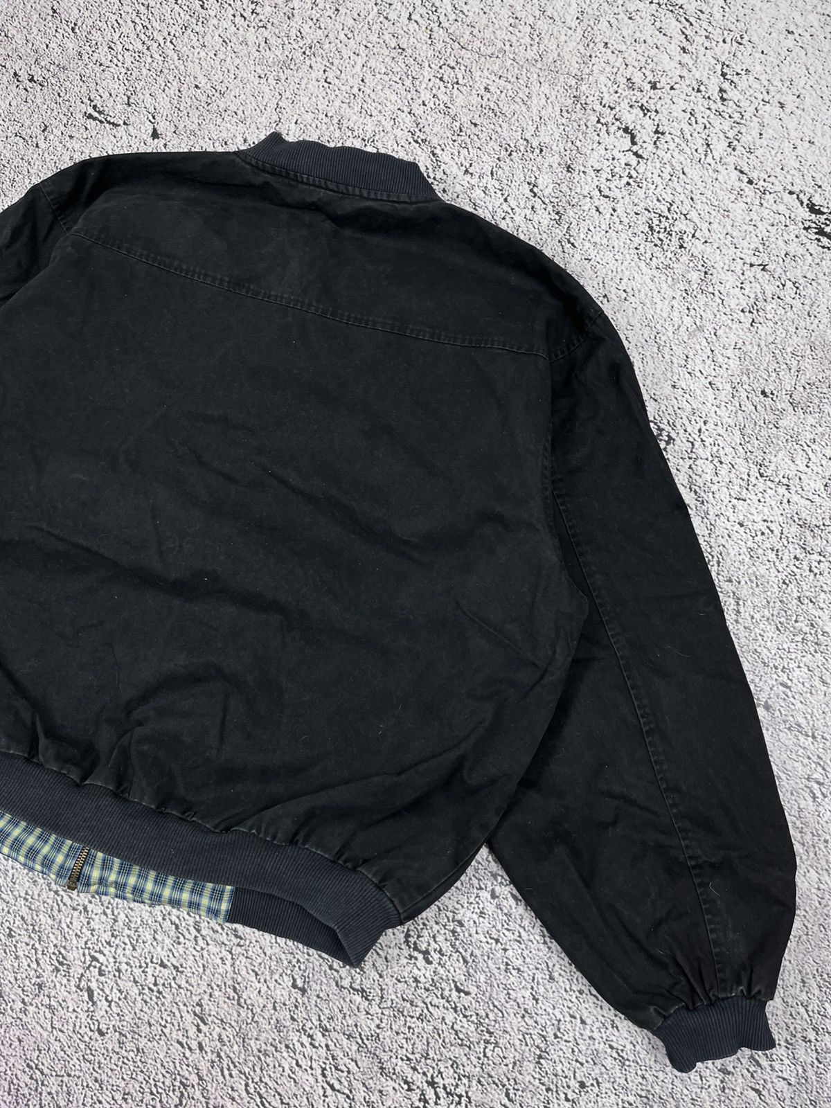 Lacoste Vintage Lacoste Reversible Bomber Jacket Checkered Black Size US XXL / EU 58 / 5 - 14 Thumbnail