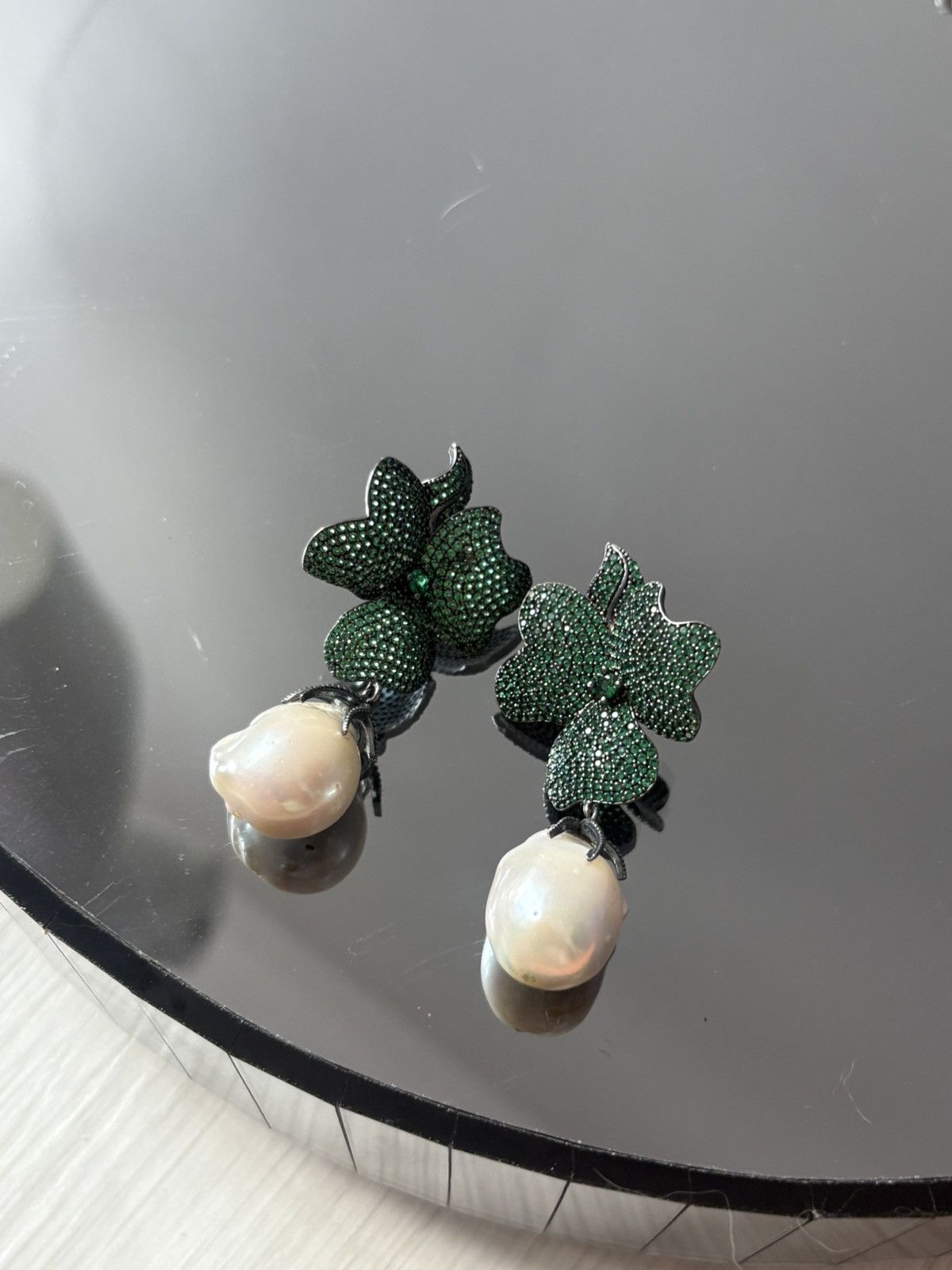 Vintage Italian silver earrings Size ONE SIZE - 15 Thumbnail