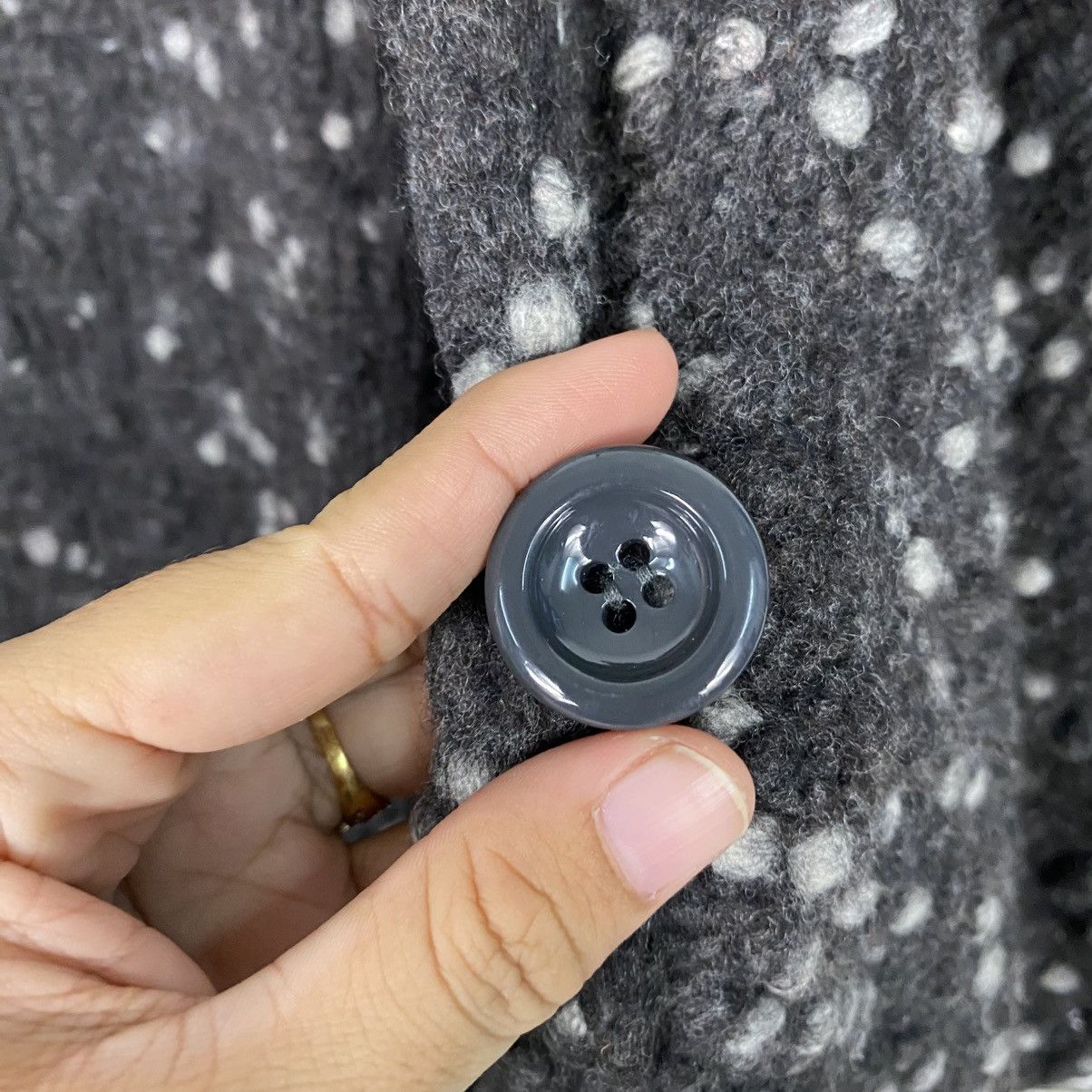 Japanese Brand 📌Vintage Wool Bat Jacket Herringbone Marisa Monti Italy Size US S / EU 44-46 / 1 - 16 Thumbnail