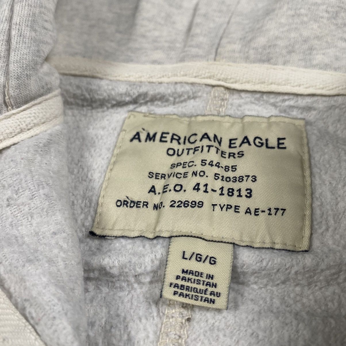 American Eagle Outfitters Vintage y2k American Eagle Army Zip Up Hooded Size US L / EU 52-54 / 3 - 7 Thumbnail