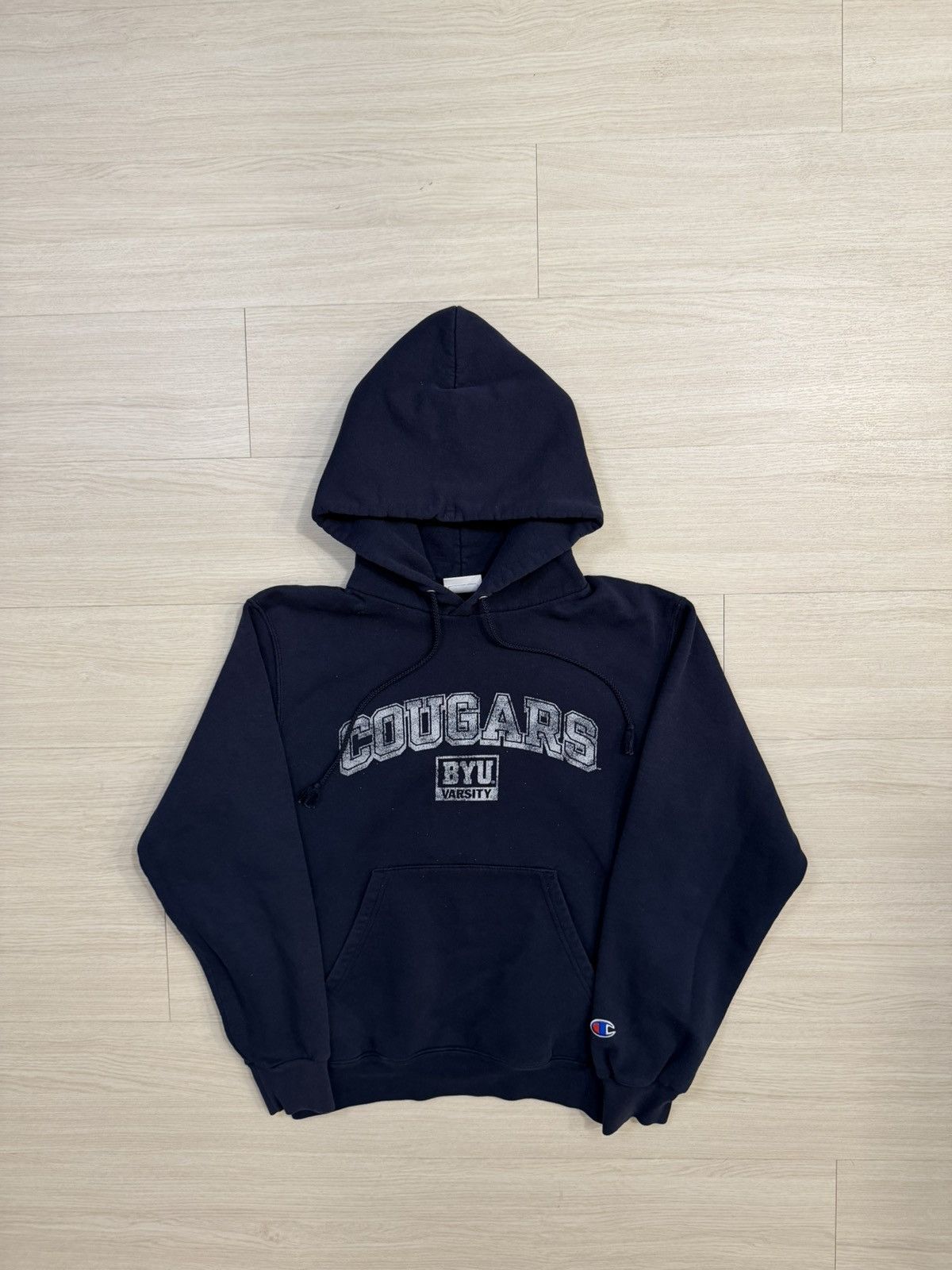 Champion Champion BYU Varsity Cougars Blue Pullover Hoodie Size US S / EU 44-46 / 1 - 1 Thumbnail