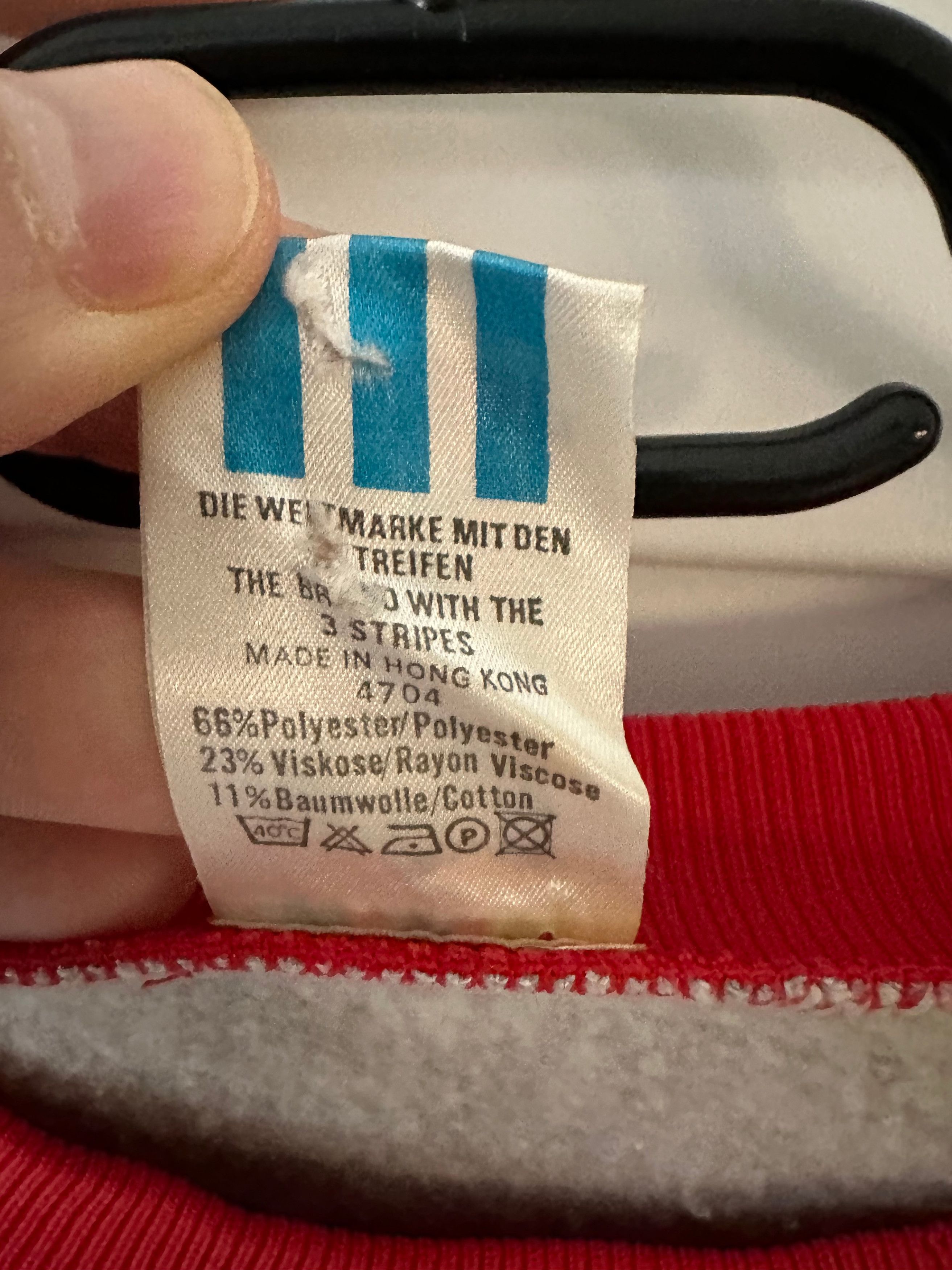 Vintage 80's-90's Adidas crew neck sweatshirt Made in Hong Kong Size US M / EU 48-50 / 2 - 5 Thumbnail
