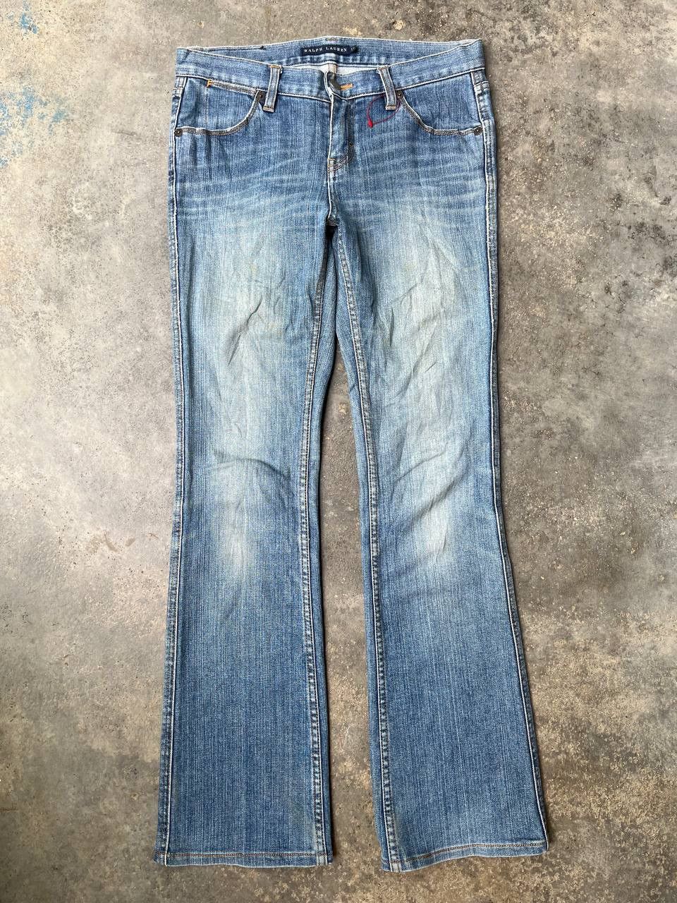 Ralph Lauren RALPH LAUREN DUNGAREES FLARED JEANS RARE Size US 32 / EU 48 - 3 Thumbnail