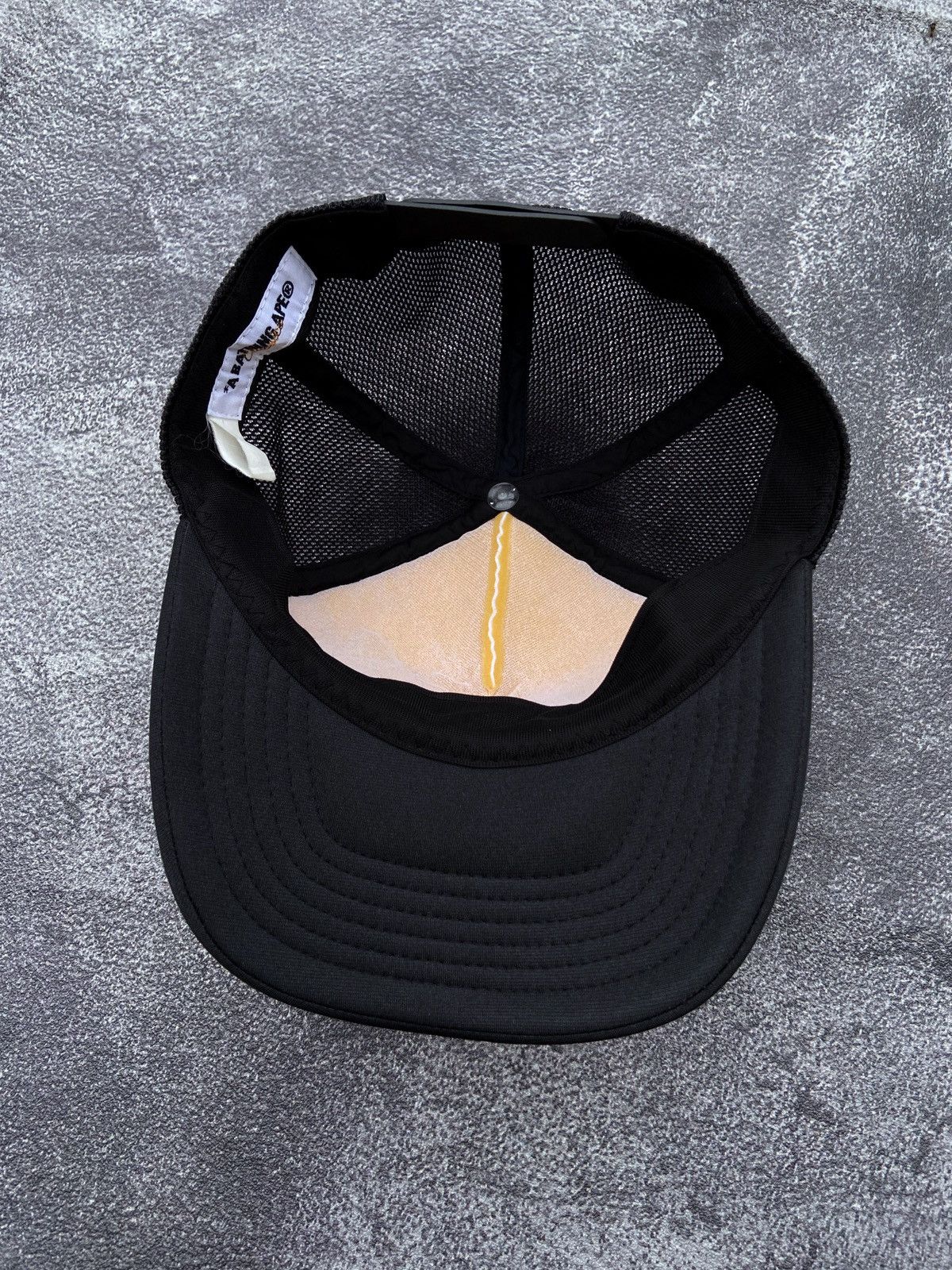 Bape Vintage A Bathing Ape Bape Nigo Trucker Hats Cap Rare Logo R Size ONE SIZE - 3 Thumbnail